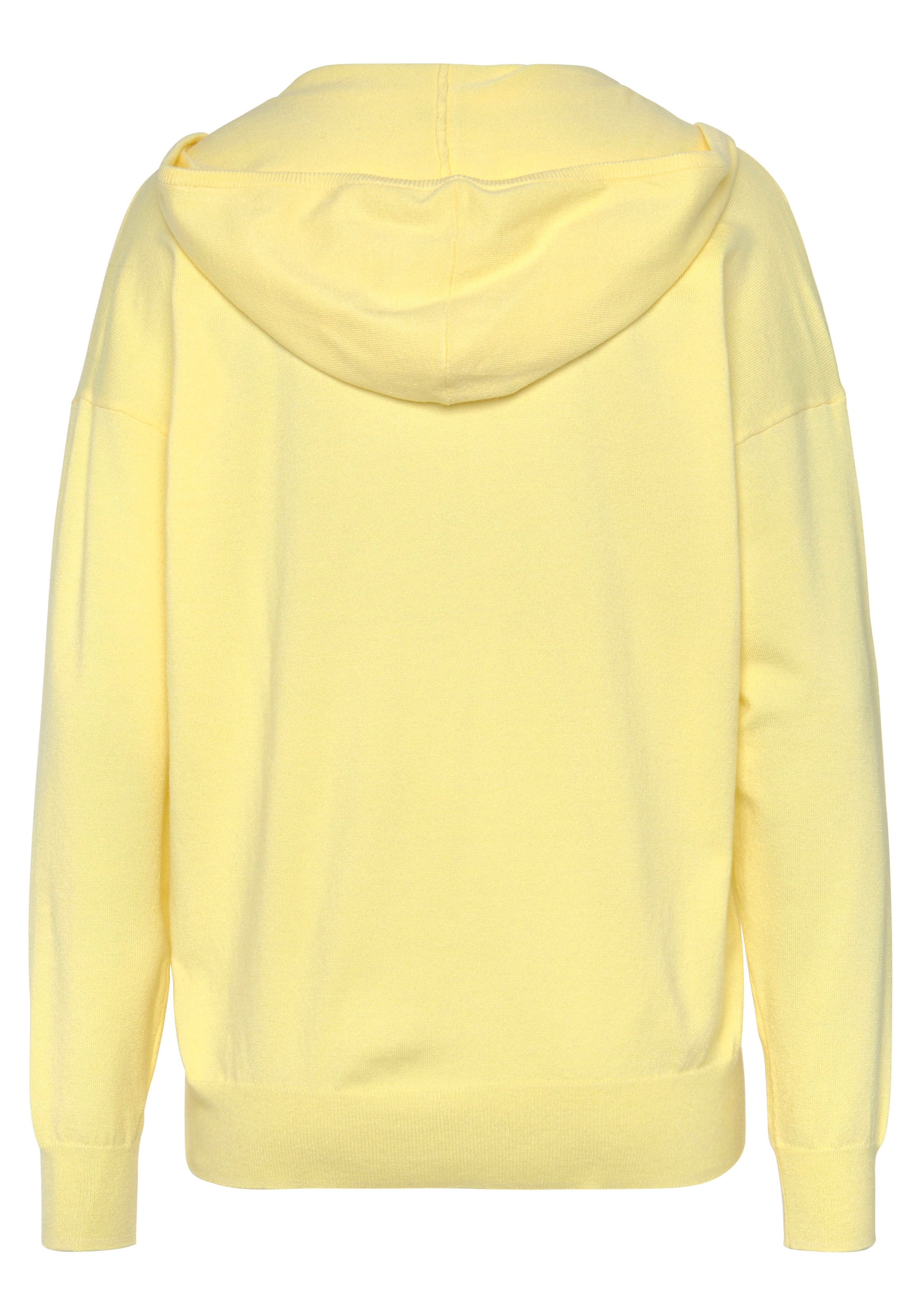 LASCANA Strickpullover, Kapuzensweatshirt aus weicher Viskosemischung, Loungewear