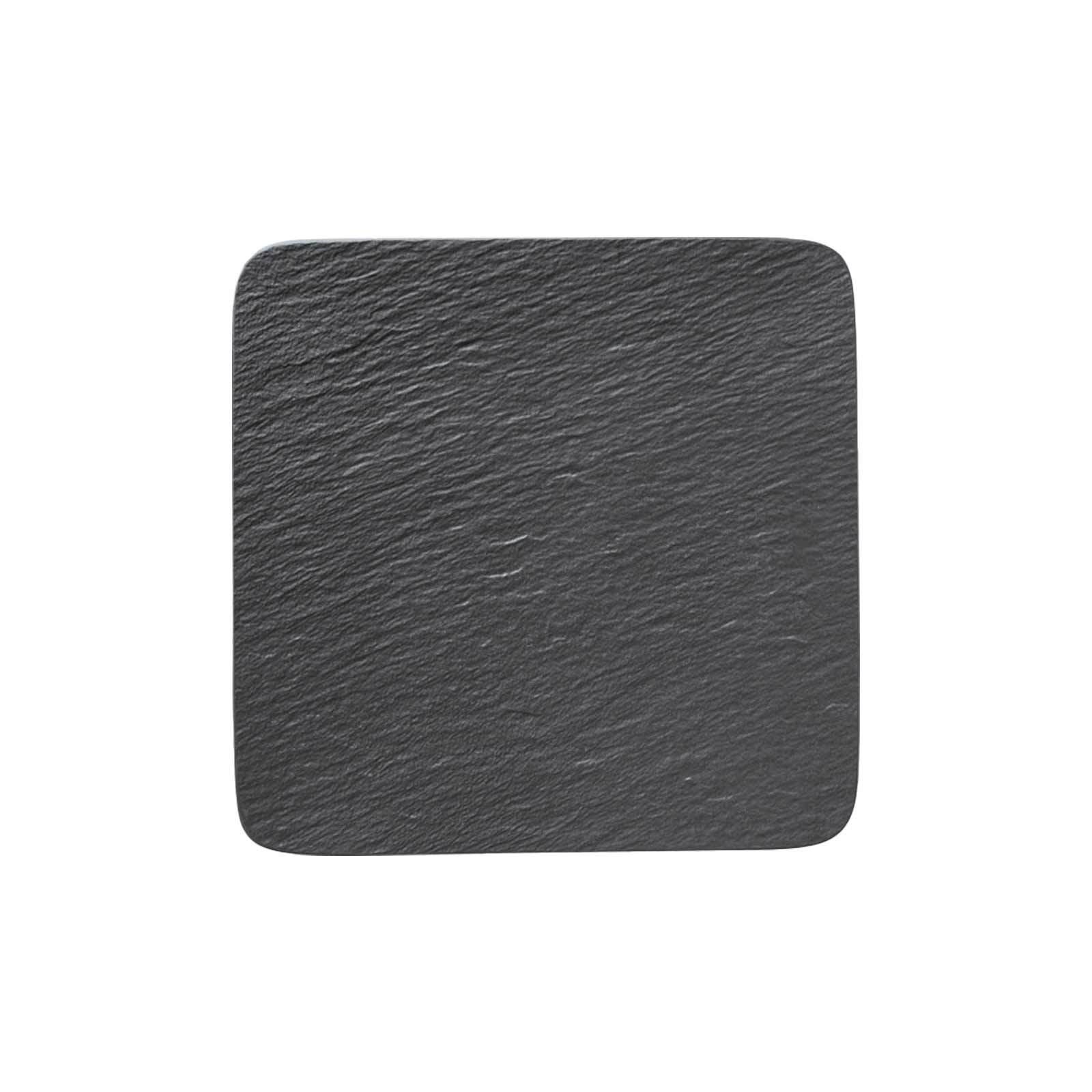 Villeroy & Boch Servierplatte »Servierplatten Manufacture Rock 2er Set schwarz«