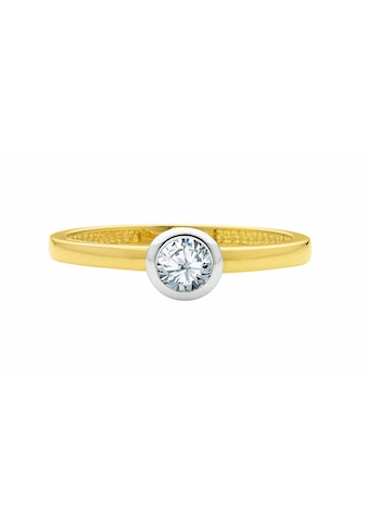 Goldring »333 Gold Ring mit Zirkonia«