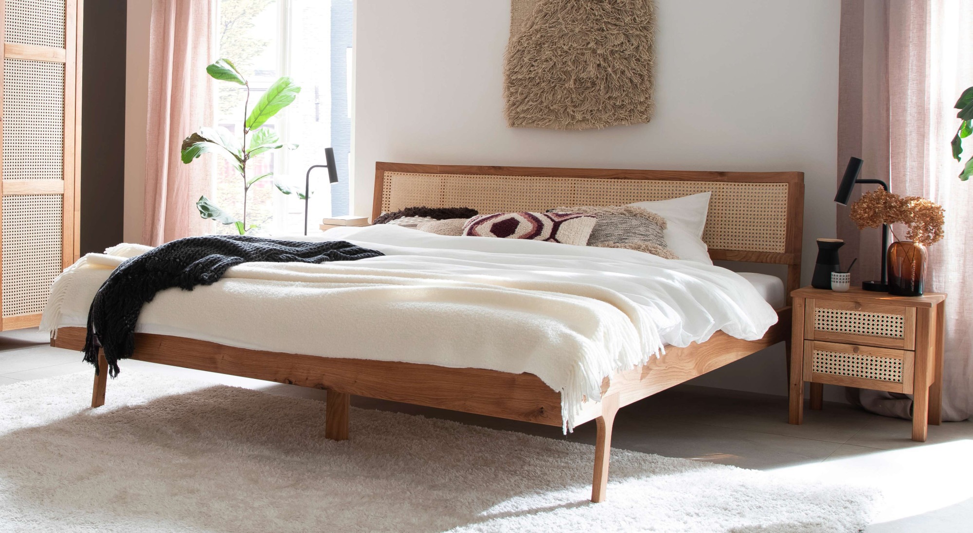 Home affaire Bett "Hällevik Doppelbett, Massivholzbett, OTTOs Choice," Mass günstig online kaufen
