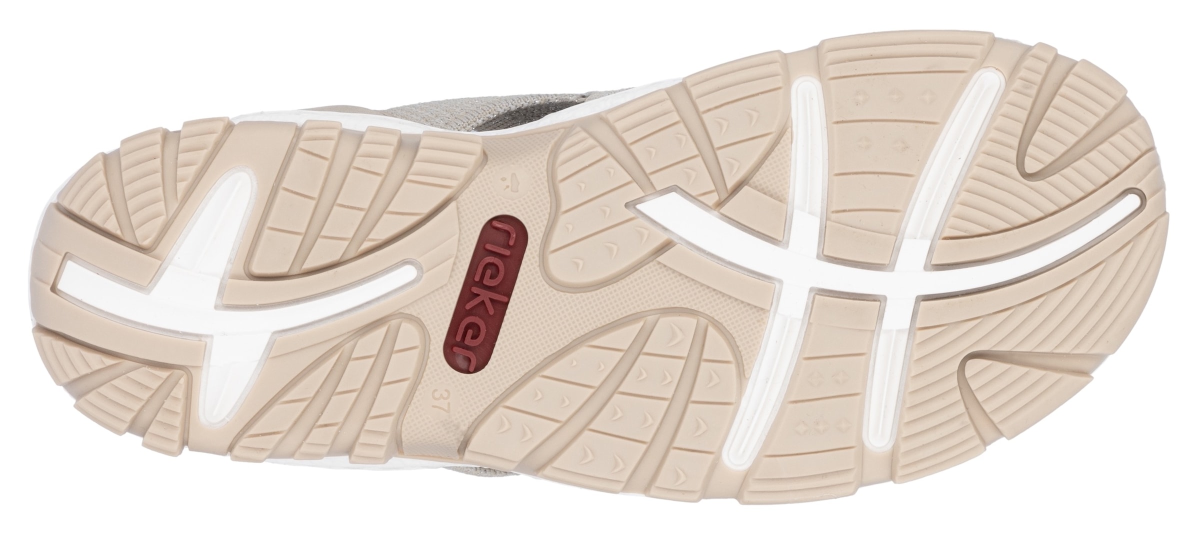 Rieker Sandale, Trekkingsandale, Outdoorsandale, Sommerschuh mit Elastik-Einschlupf