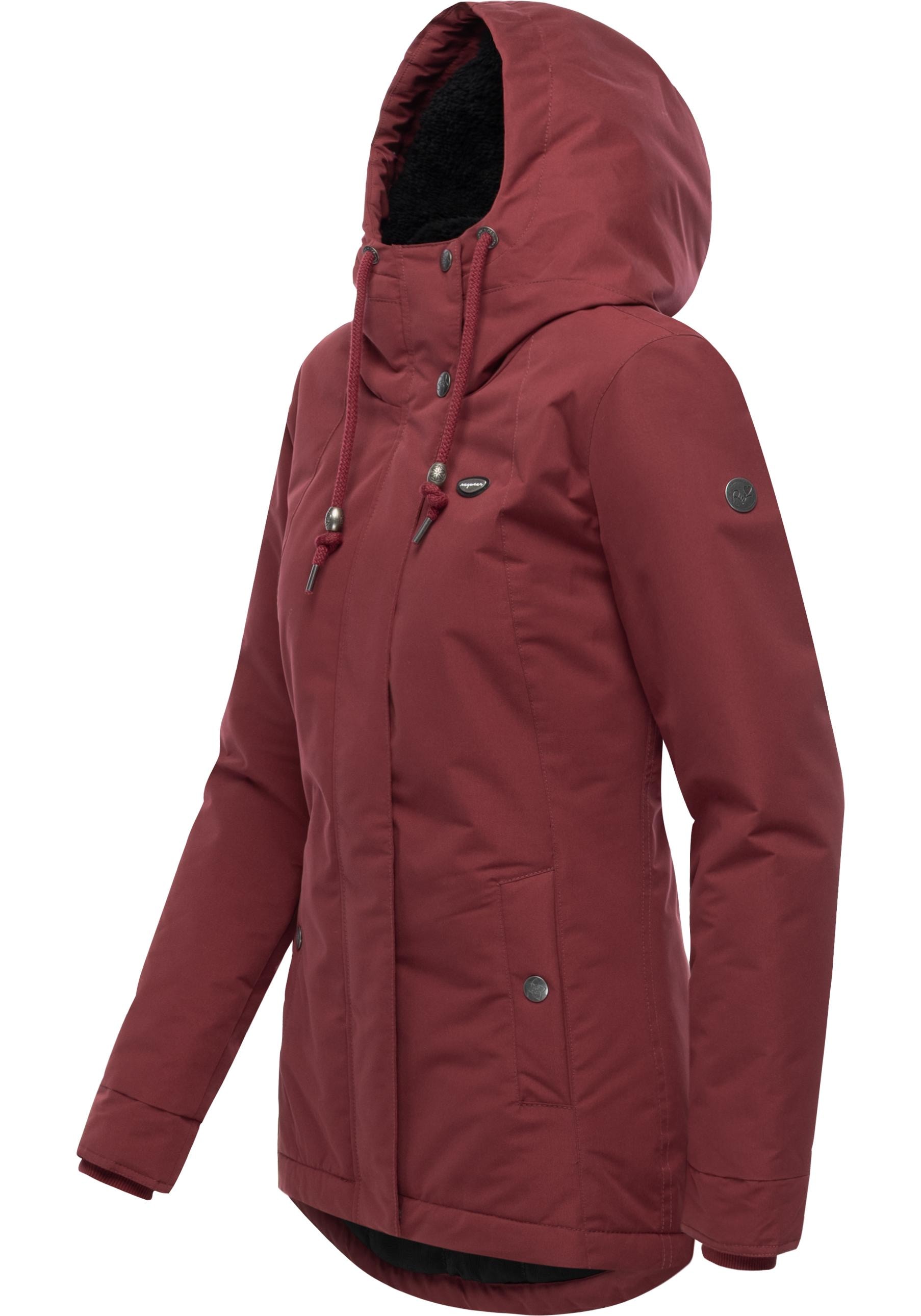 Ragwear Kurzmantel "Alvena YOUMODO" Wasserdichter Damen Mantel mit verstell günstig online kaufen