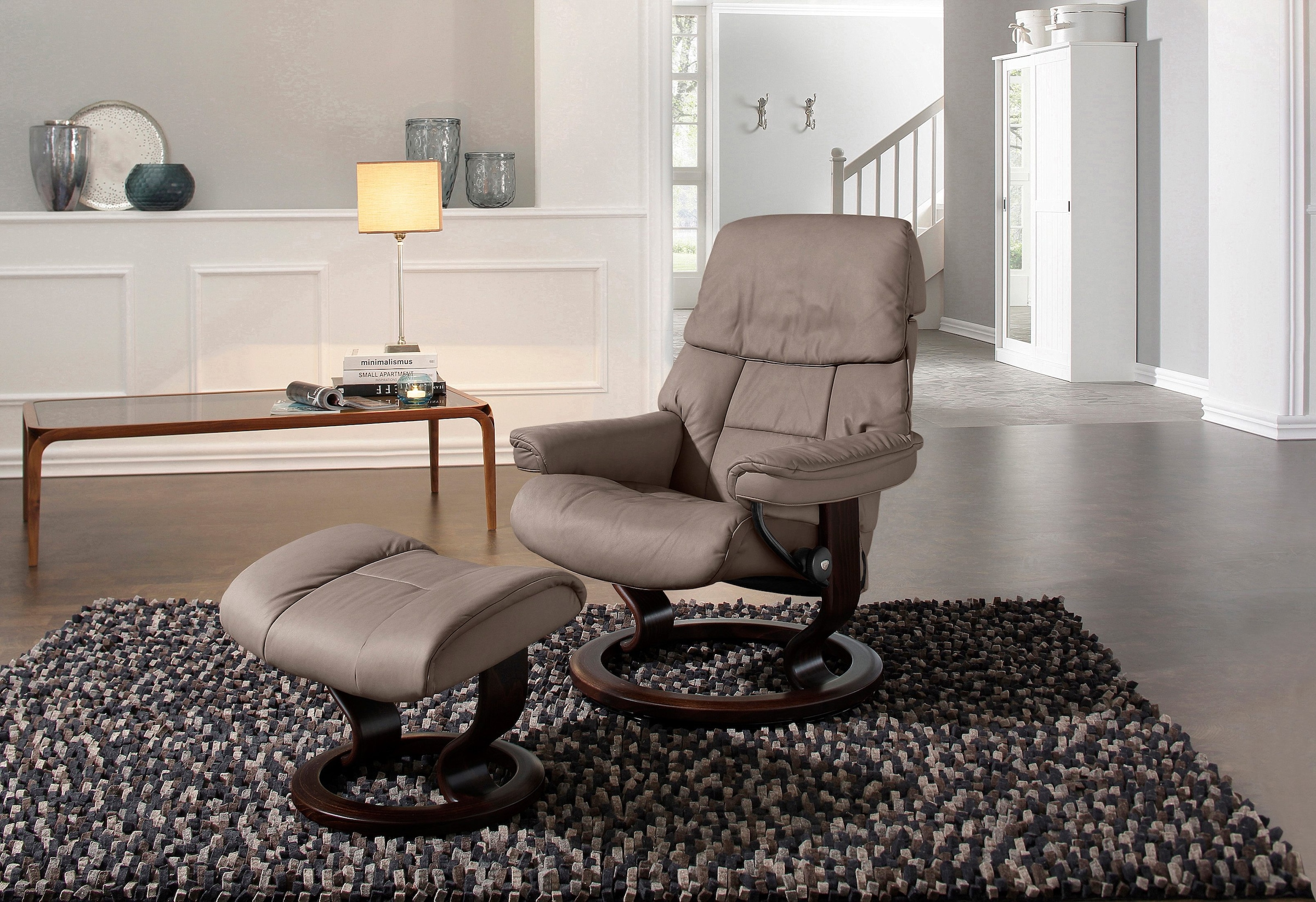 Stressless Relaxsessel "Ruby" Set, Relaxsessel mit Hocker, mit Classic Base günstig online kaufen