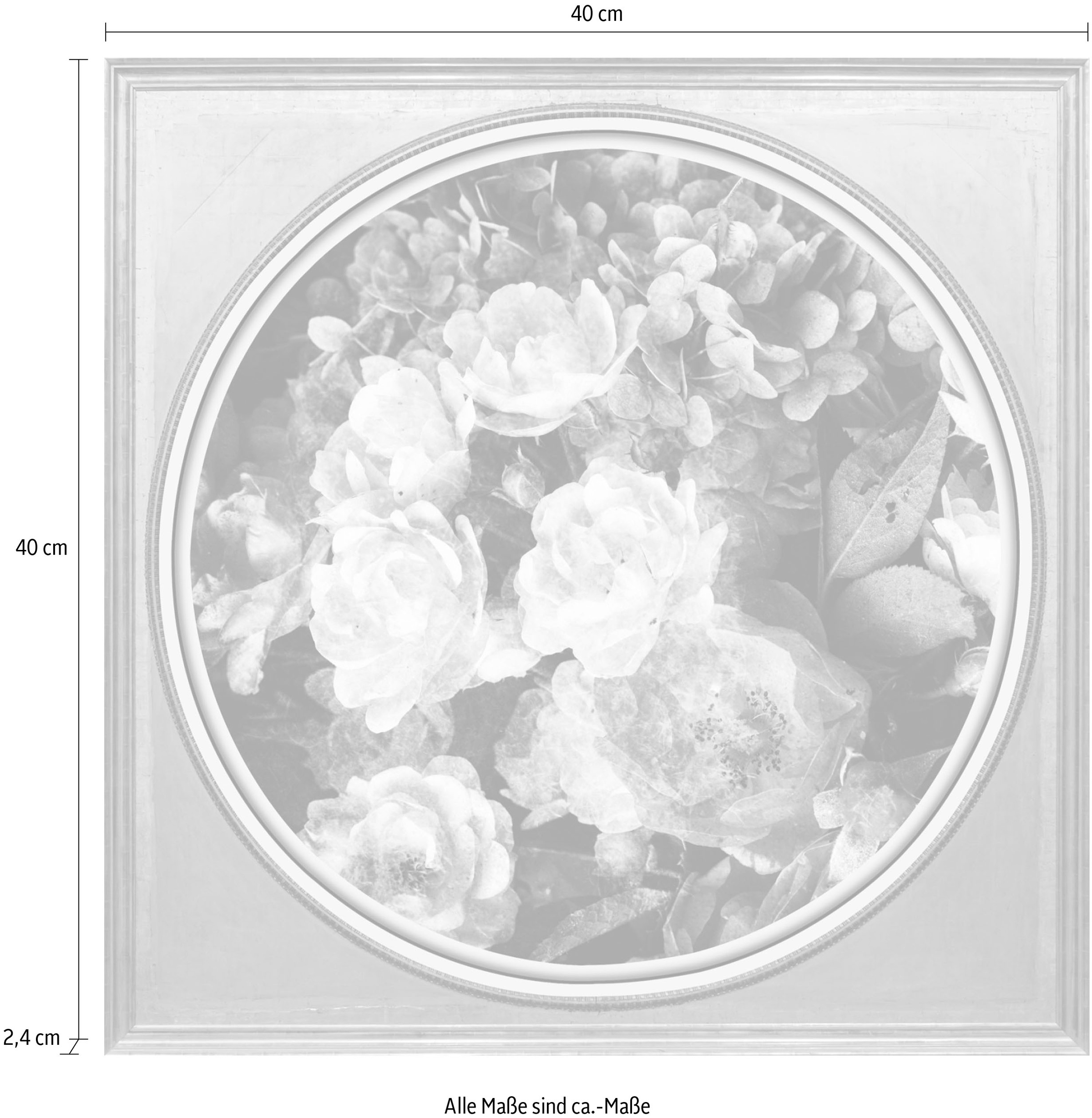 queence Acrylglasbild »Blumen«, Blumen-Blumenbilder-Kunst-Pflanzen-Pflanzenbilder-Gemälde, Fine Art-Print in Galeriequalität