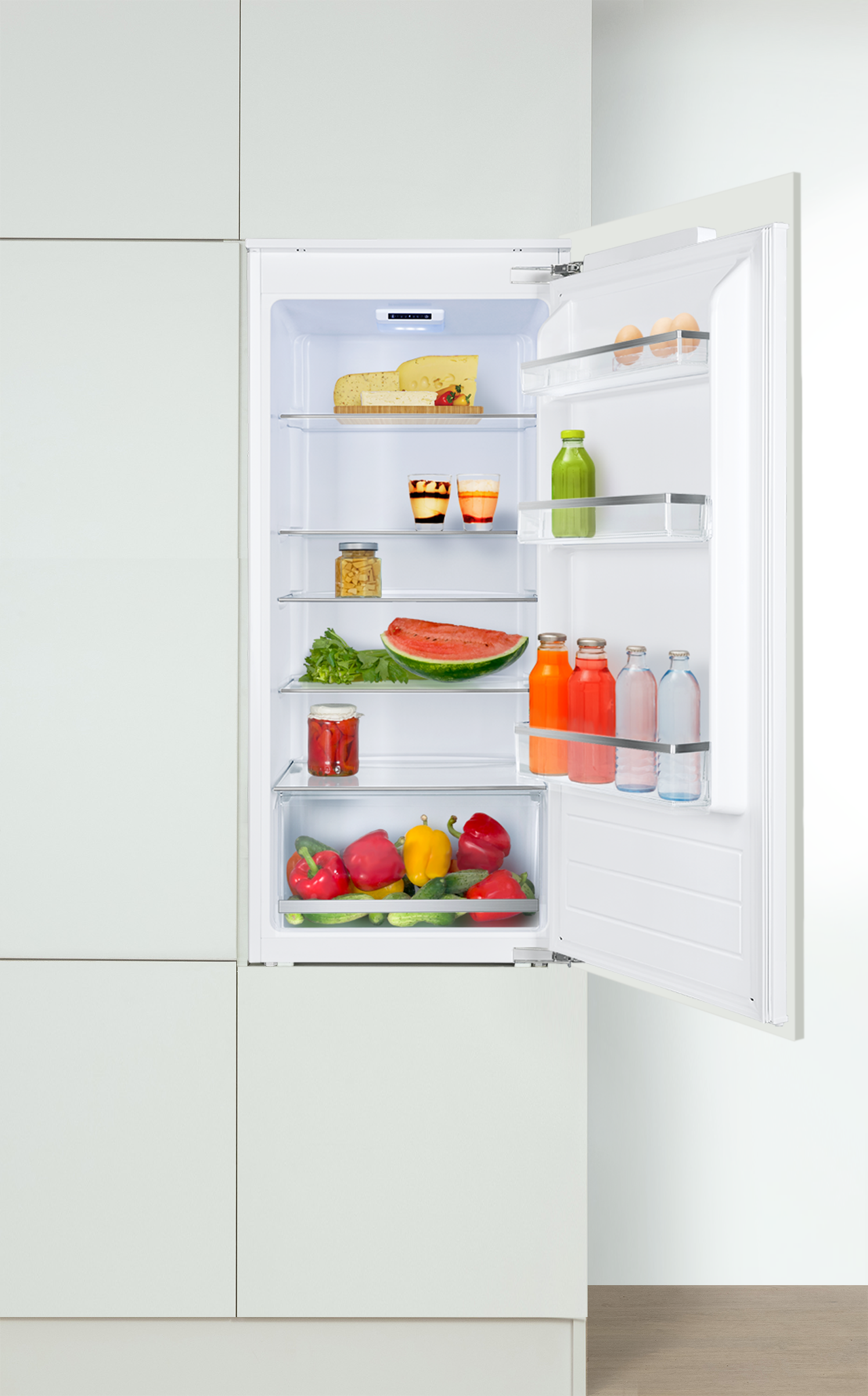 Amica Einbaukühlschrank »EVKSX 352 231«, Festtür-Technik