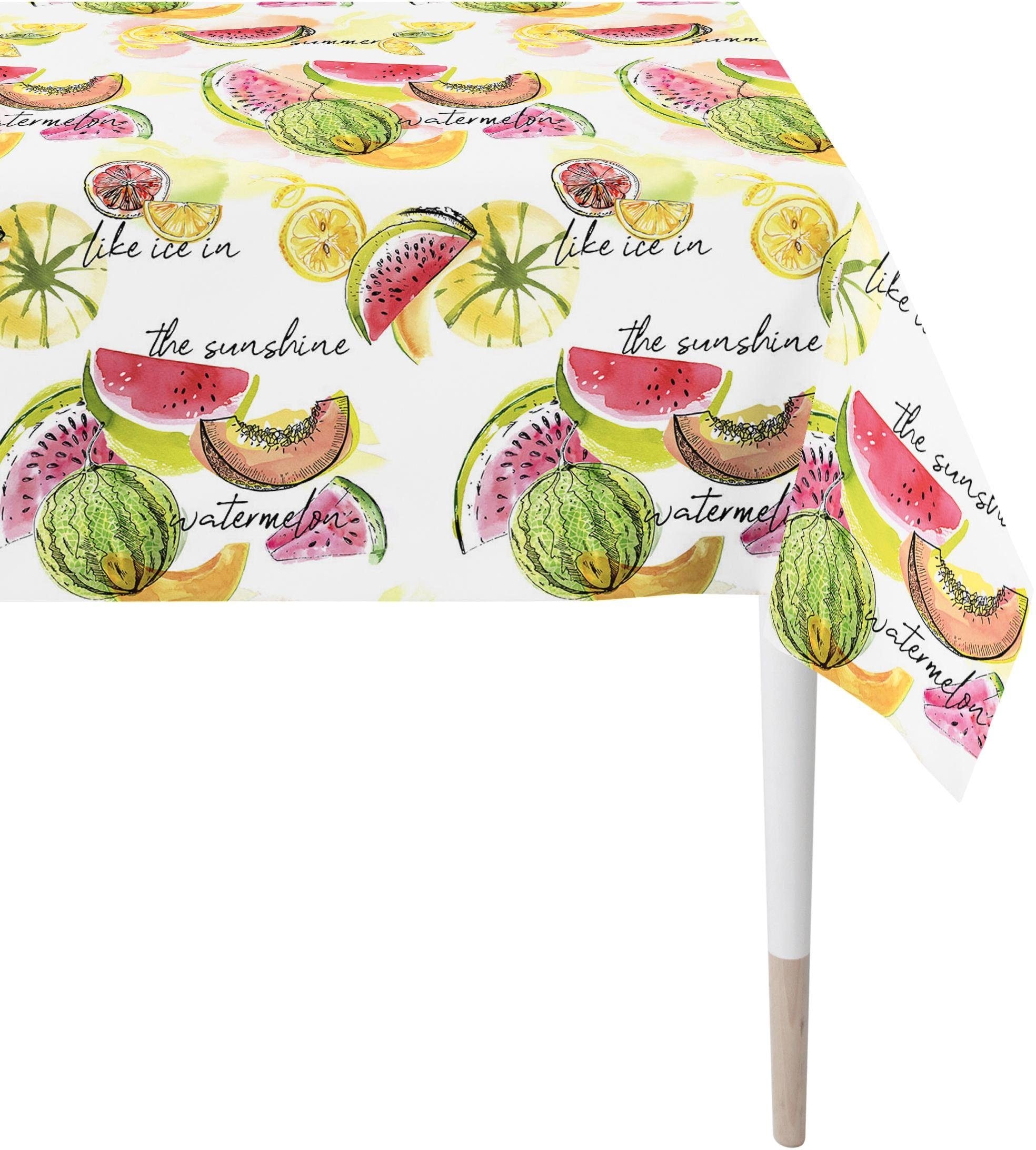 APELT Tischdecke "7187 SUMMER GARDEN, Sommerdeko, Sommer" Digitaldruck günstig online kaufen