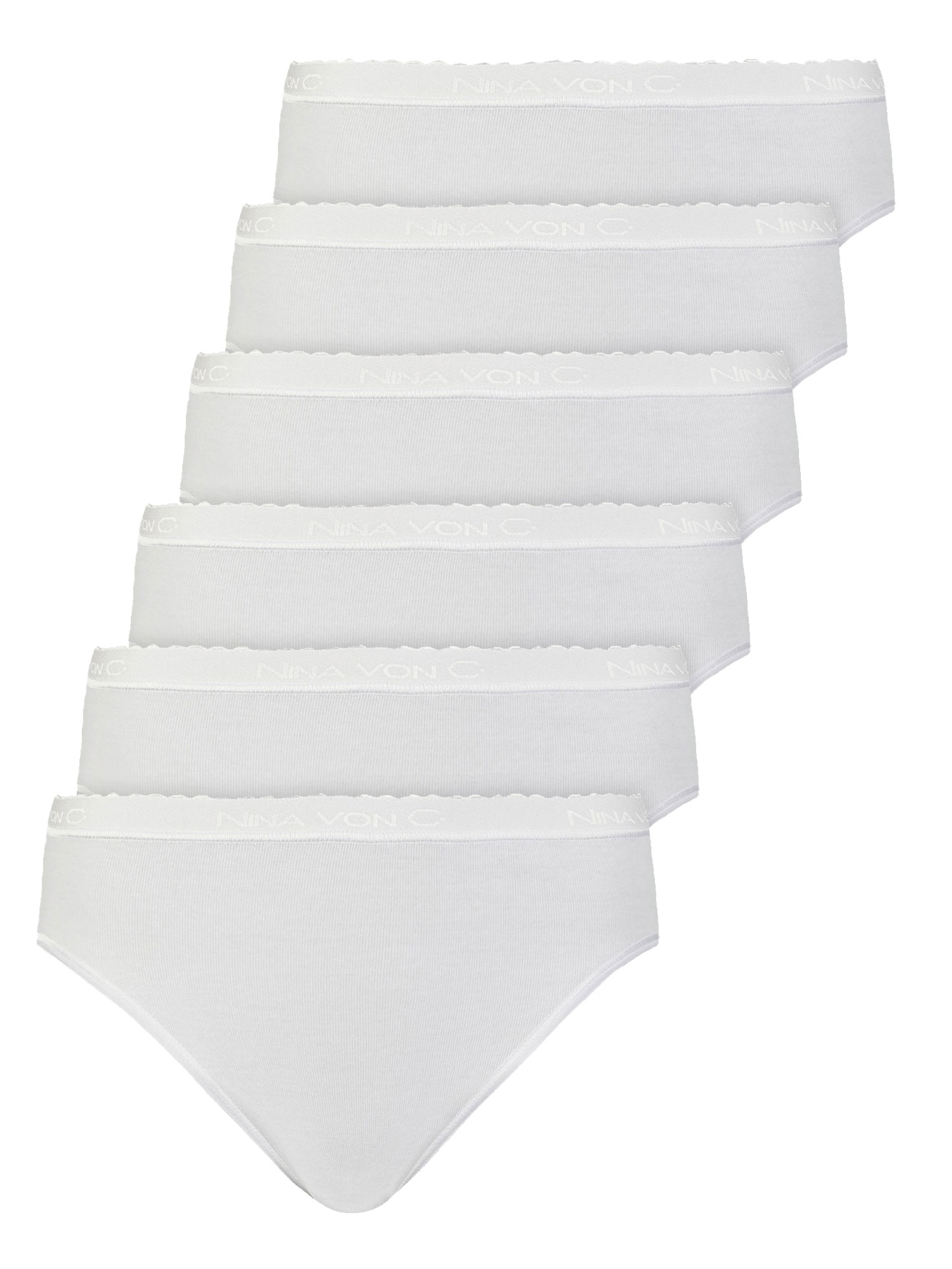 Nina Von C. Midislip "6er Pack Damen Midislip Slipboutique"