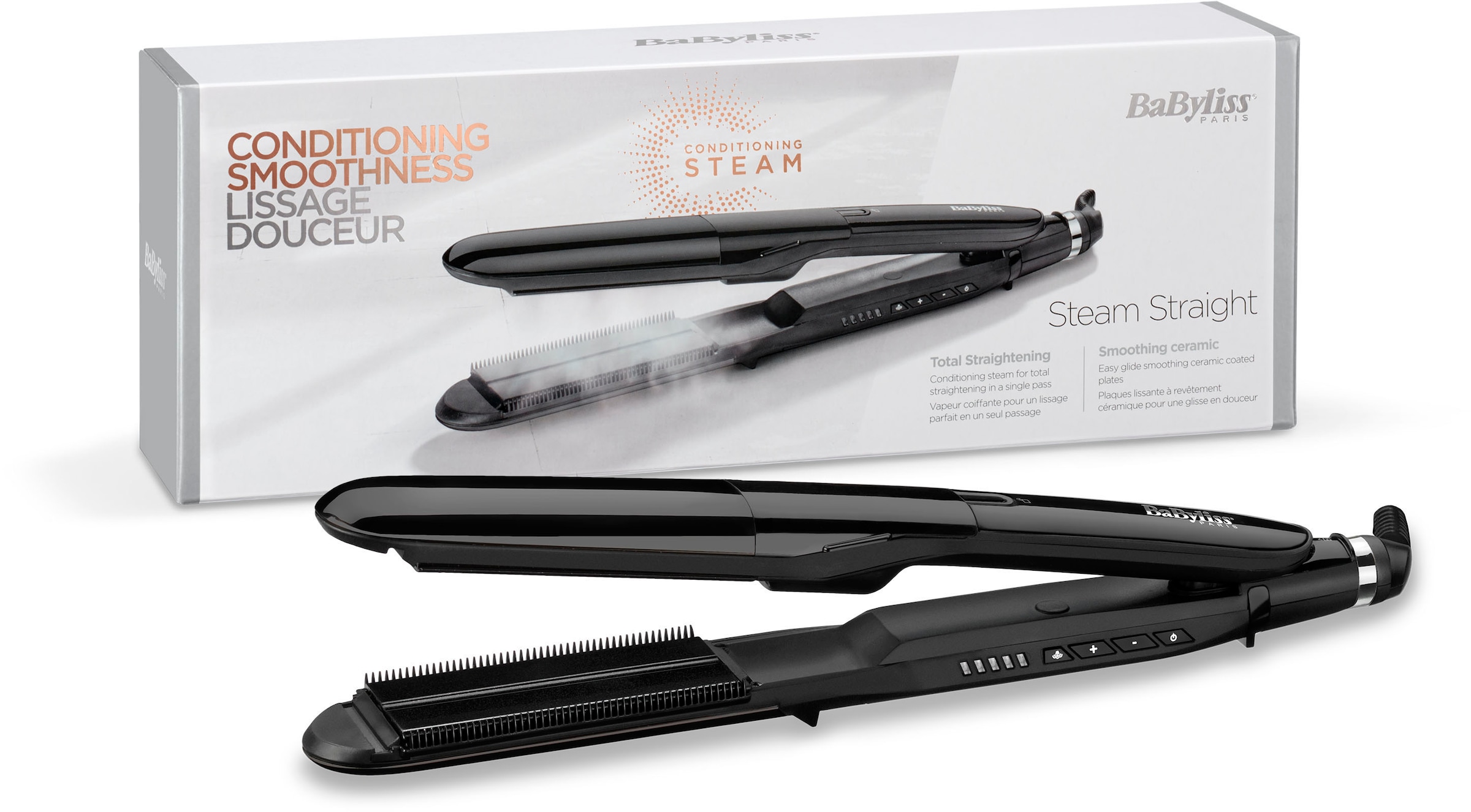 kaufen Steam | BAUR Dampfglätteisen Keramik-Beschichtung, BaByliss »ST492E Straight«, Glätteisen