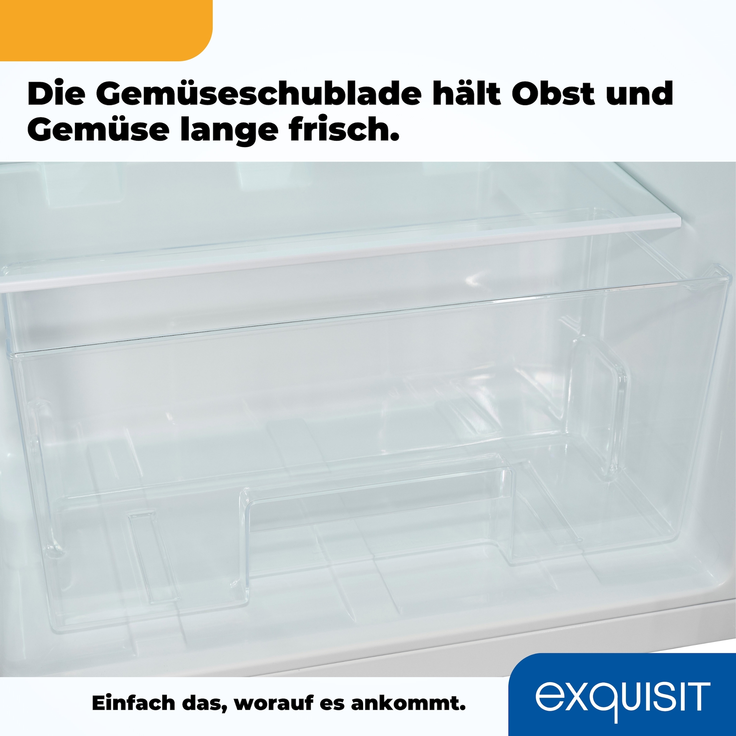 exquisit Kühlschrank KS15-4-051C weiss »KS15-4-051C weiss« 84,5 cm hoch 54,9 cm breit