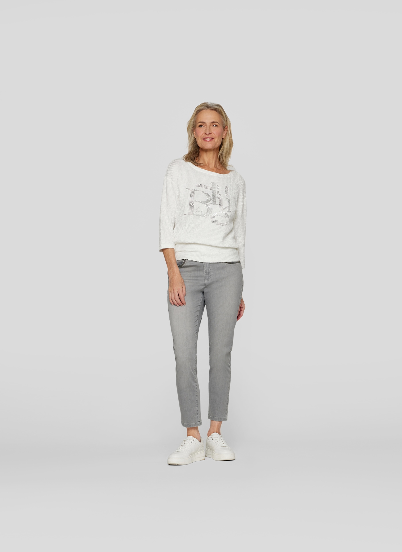 Rabe Jerseyhose »Rabe Sunny Jeans mit geschmückten Taschen«
