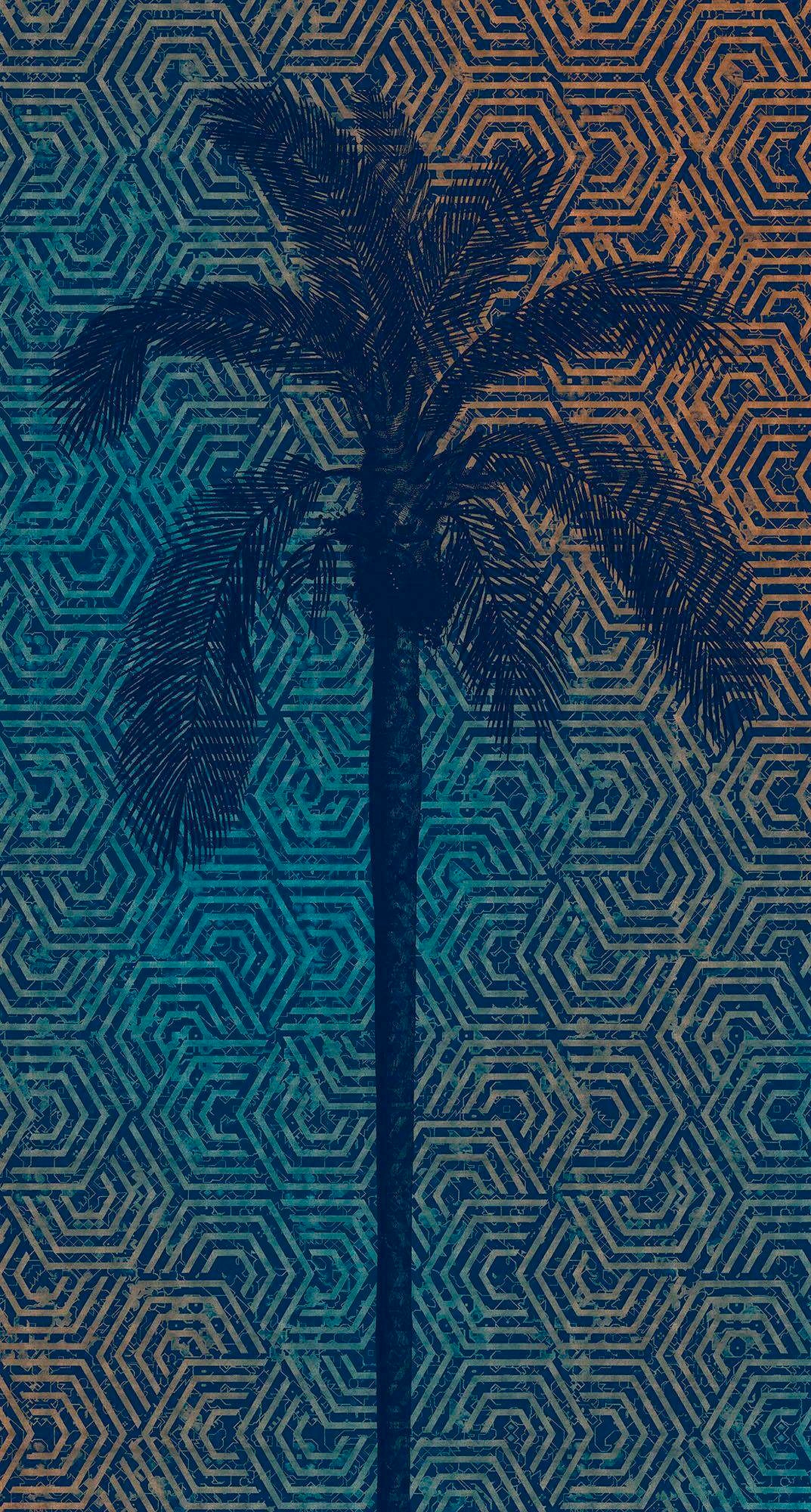 Komar Vliestapete "Digitaldruck Vlies - Silhouette - Größe 150 X 280 Cm" Bedruckt Glatt Wohnzimmer, Schlafzimmer