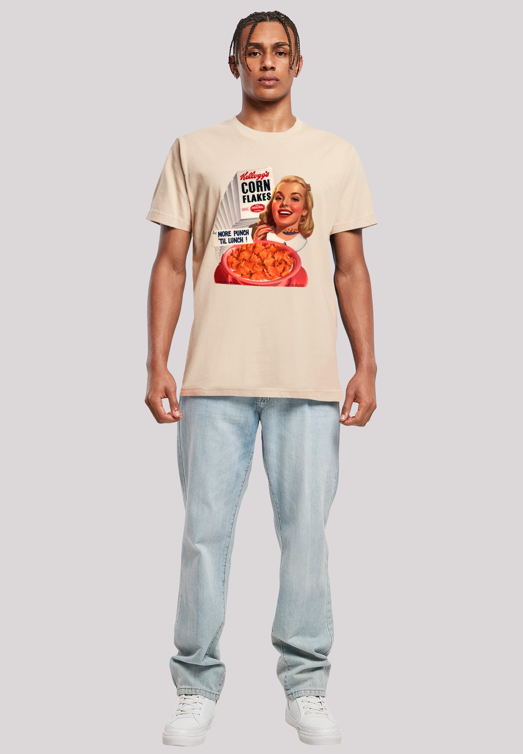 F4NT4STIC T-Shirt »Kellogg's Corn Flakes Cereal 1950's«, Premium Qualität