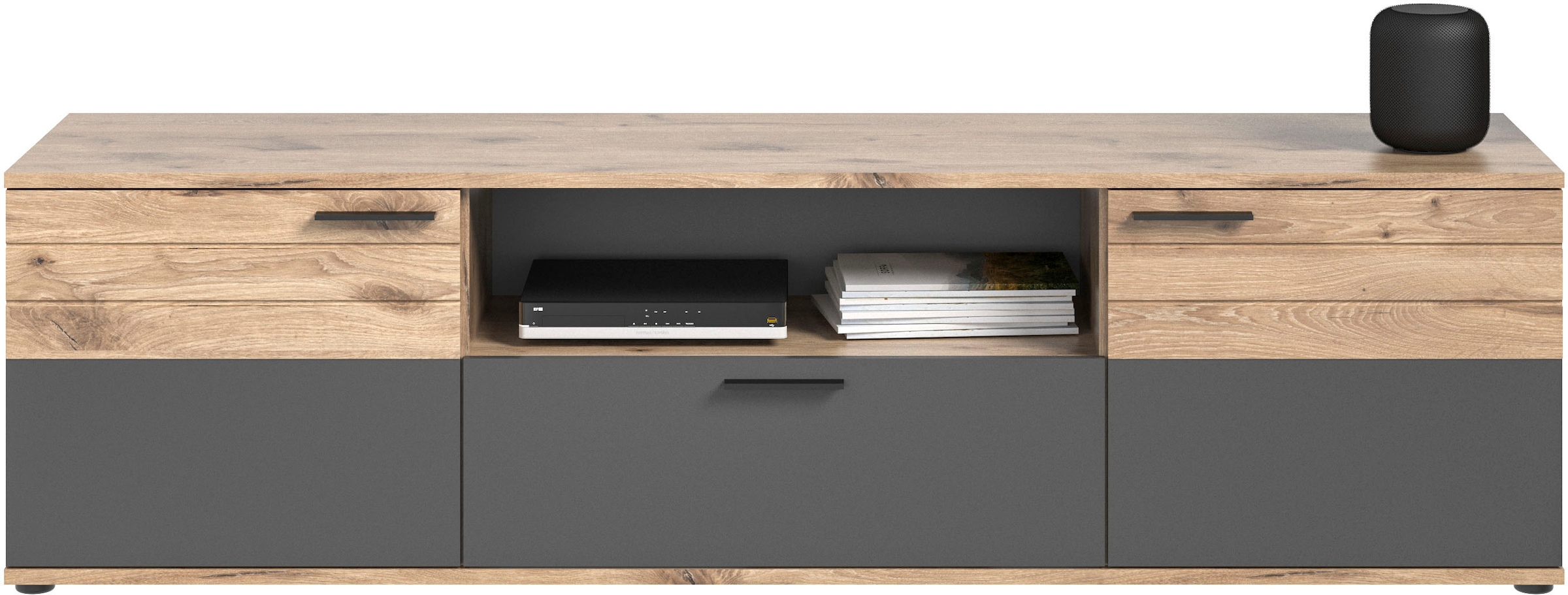 Home affaire Lowboard "Riga" Breite 194 cm günstig online kaufen