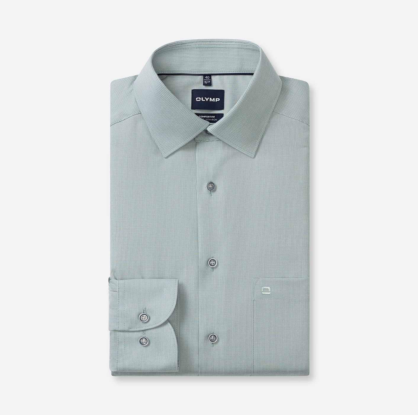 OLYMP Langarmhemd »Luxor« Businesshemd, New-Kentkragen, Comfort Fit