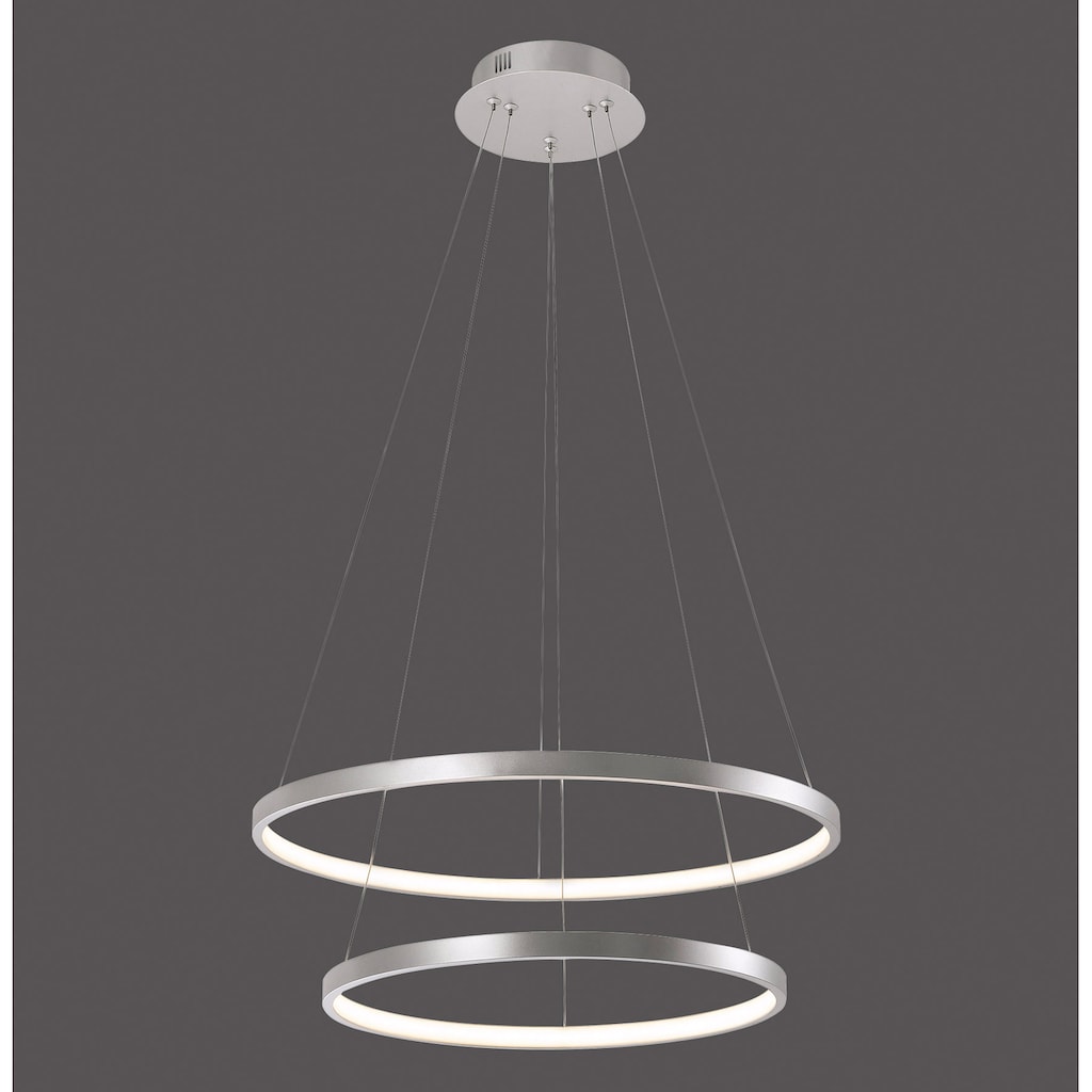 JUST LIGHT LED Pendelleuchte »CIRCLE«, 2 flammig-flammig