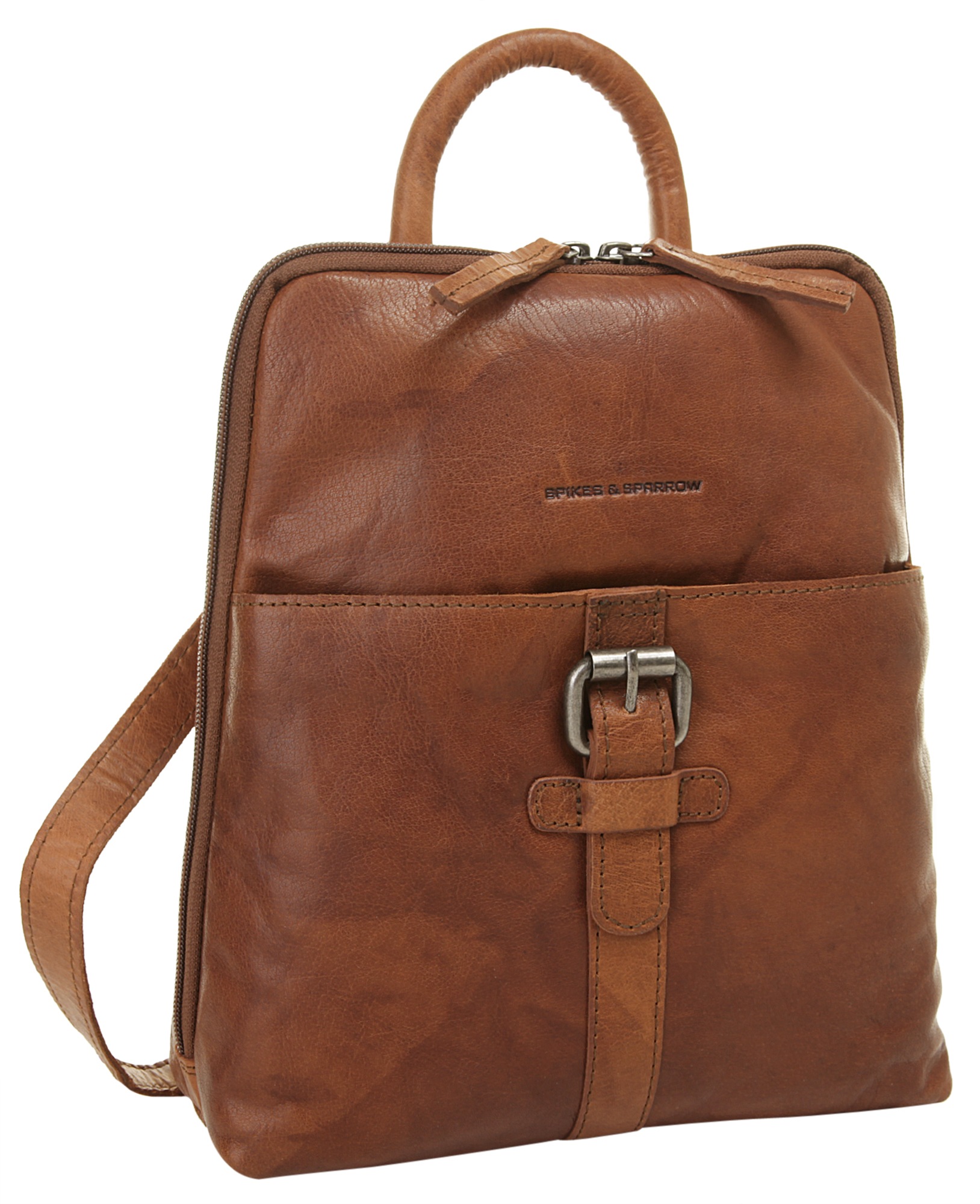 Thumbnail - Spikes & Sparrow Cityrucksack echt Leder