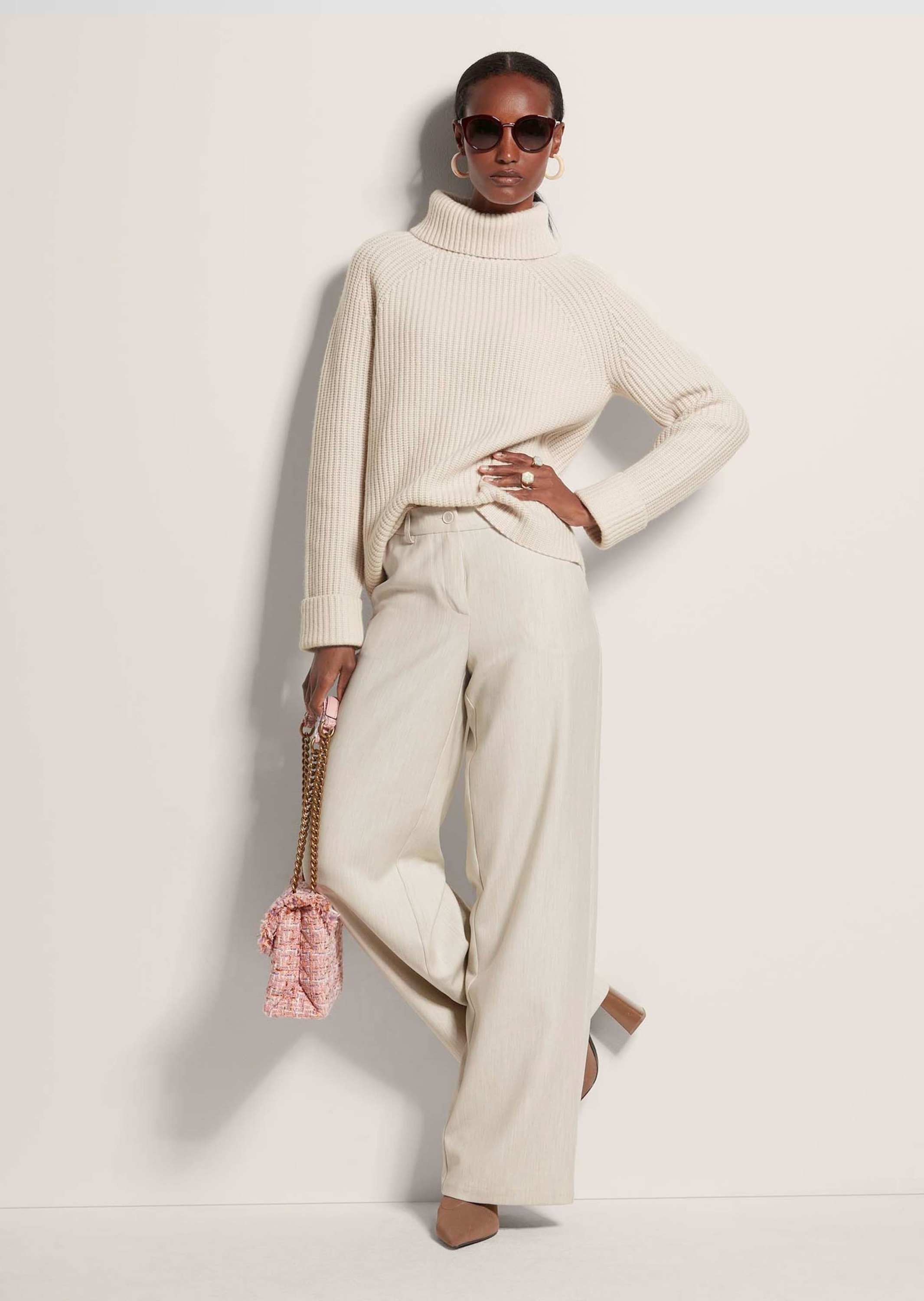 MADELEINE Longpullover »Strickpullover Rollkragen-Pullover aus Kaschmir-Mix« keine