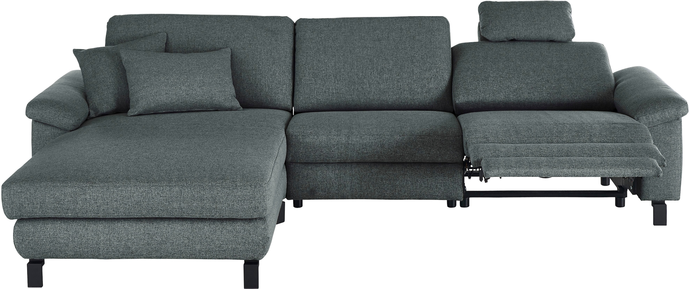 3C Candy Ecksofa »Mainau L-Form«, Relaxfunktion im 1,5-Sitzer, motorische Schlaffunktion in Longchair