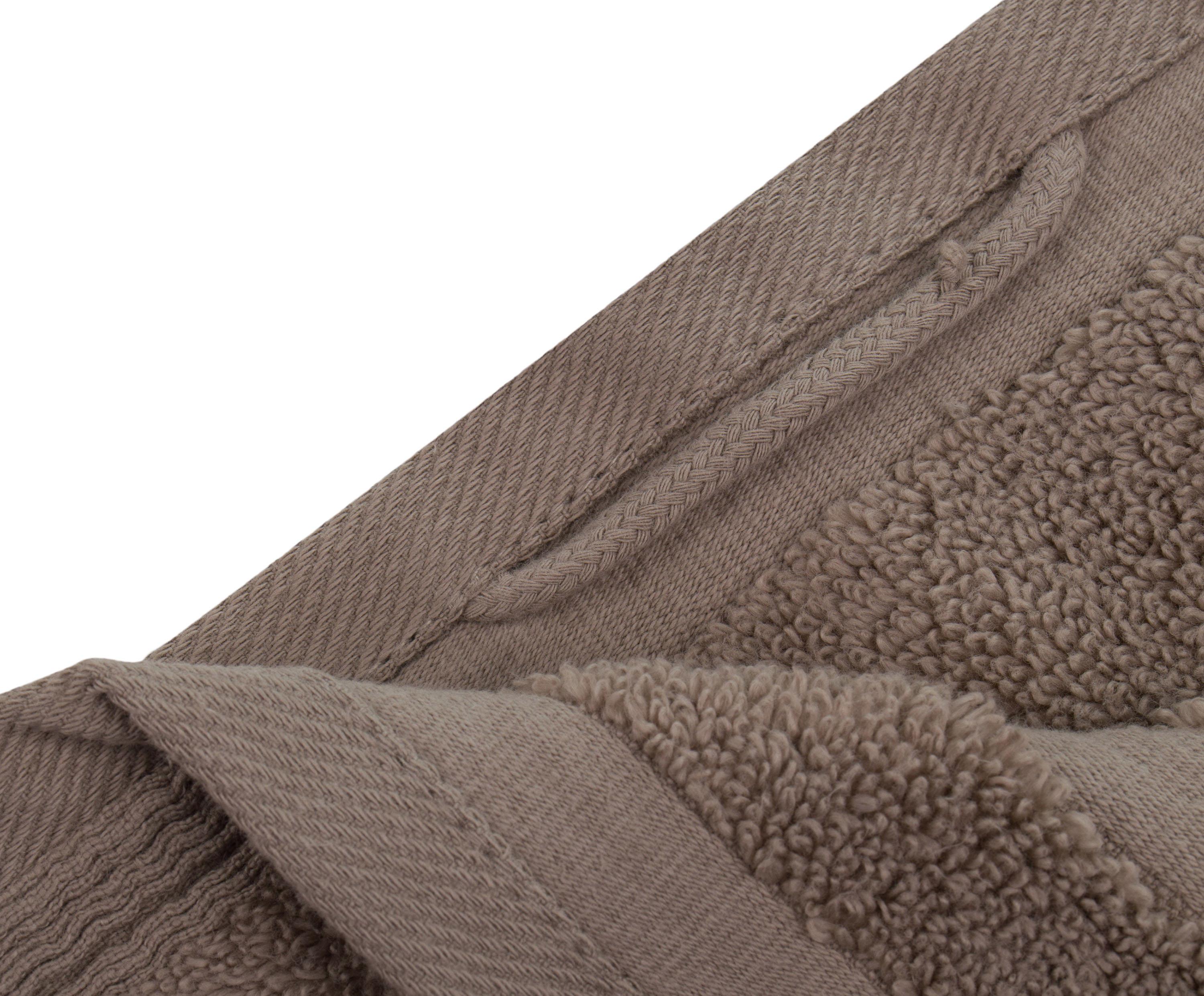 Thumbnail - Gözze Gästehandtücher "Monaco" im Set, Uni Farben, mit gewellter Bordüre