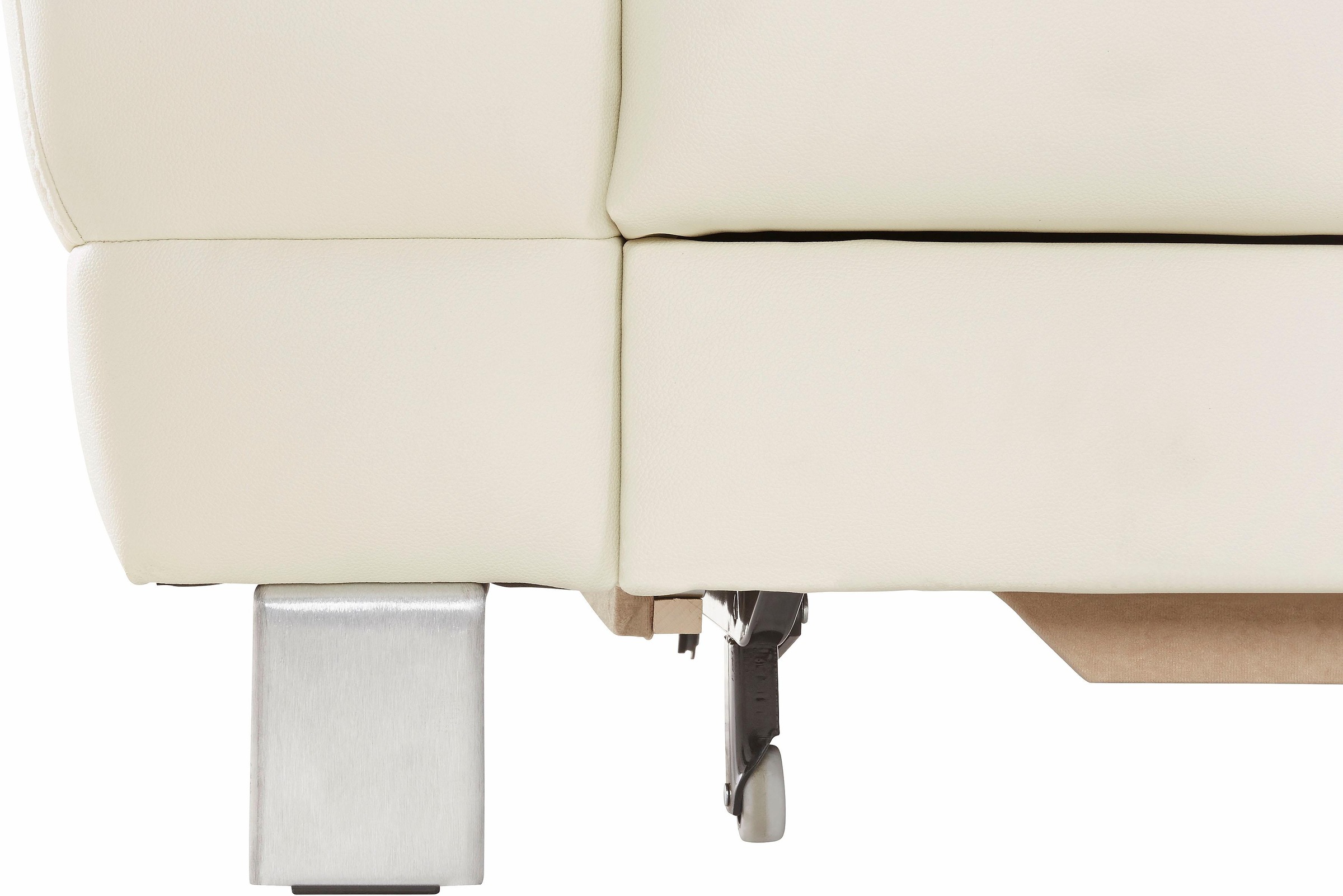 exxpo - sofa fashion Ecksofa »Mantua 2, inkl. Kopf- bzw. Rückenverstellung, bequem, L-Form«, wahlweise mit Bettfunktion und Bettkasten, tolle Verarbeitungsdetails