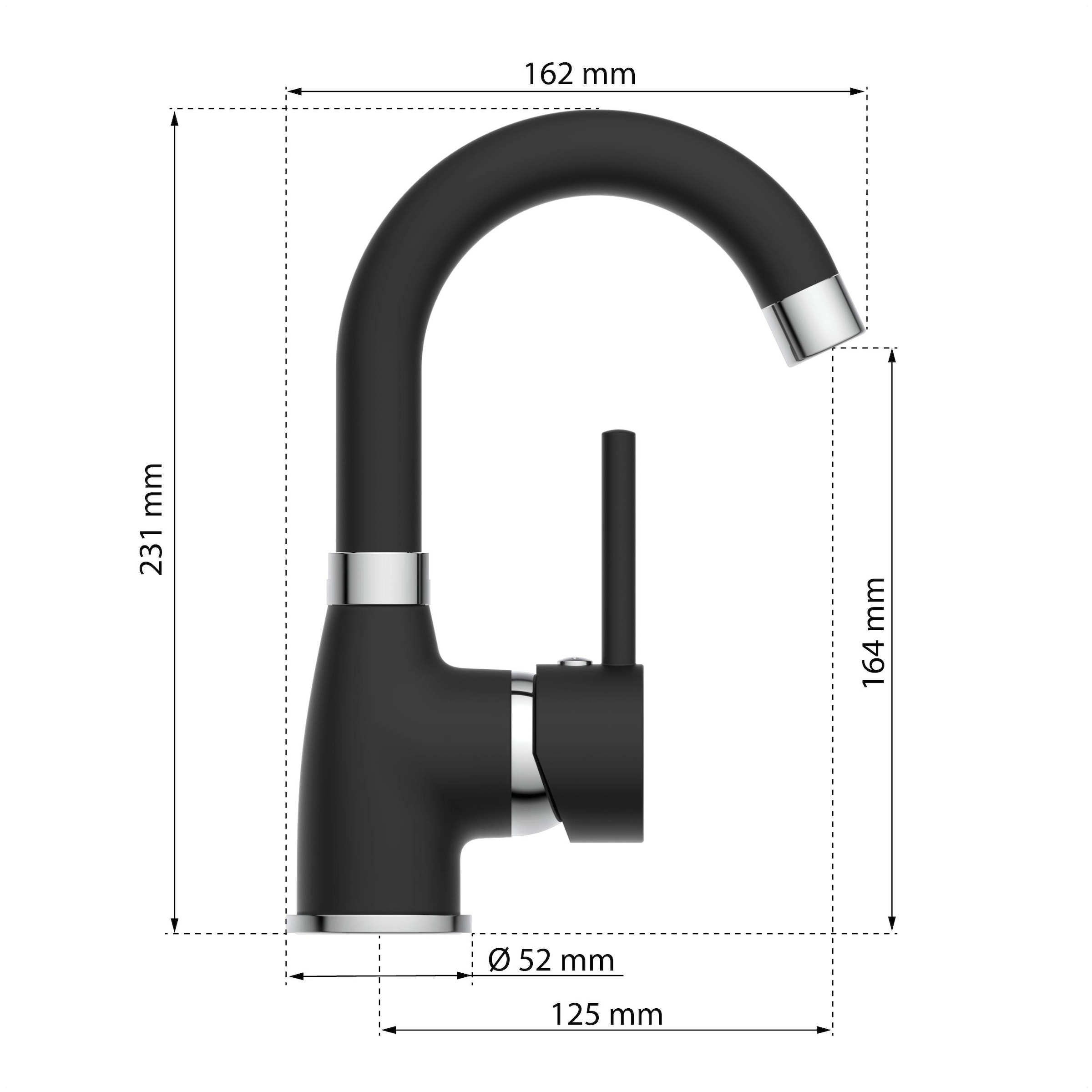 Eisl Waschtischarmatur »Futura«, Wasserhahn mit Energiesparfunktion Cold Start, Mischbatterie