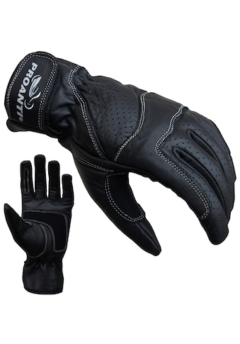 Motorradhandschuhe, Damen Leder Handschuhe