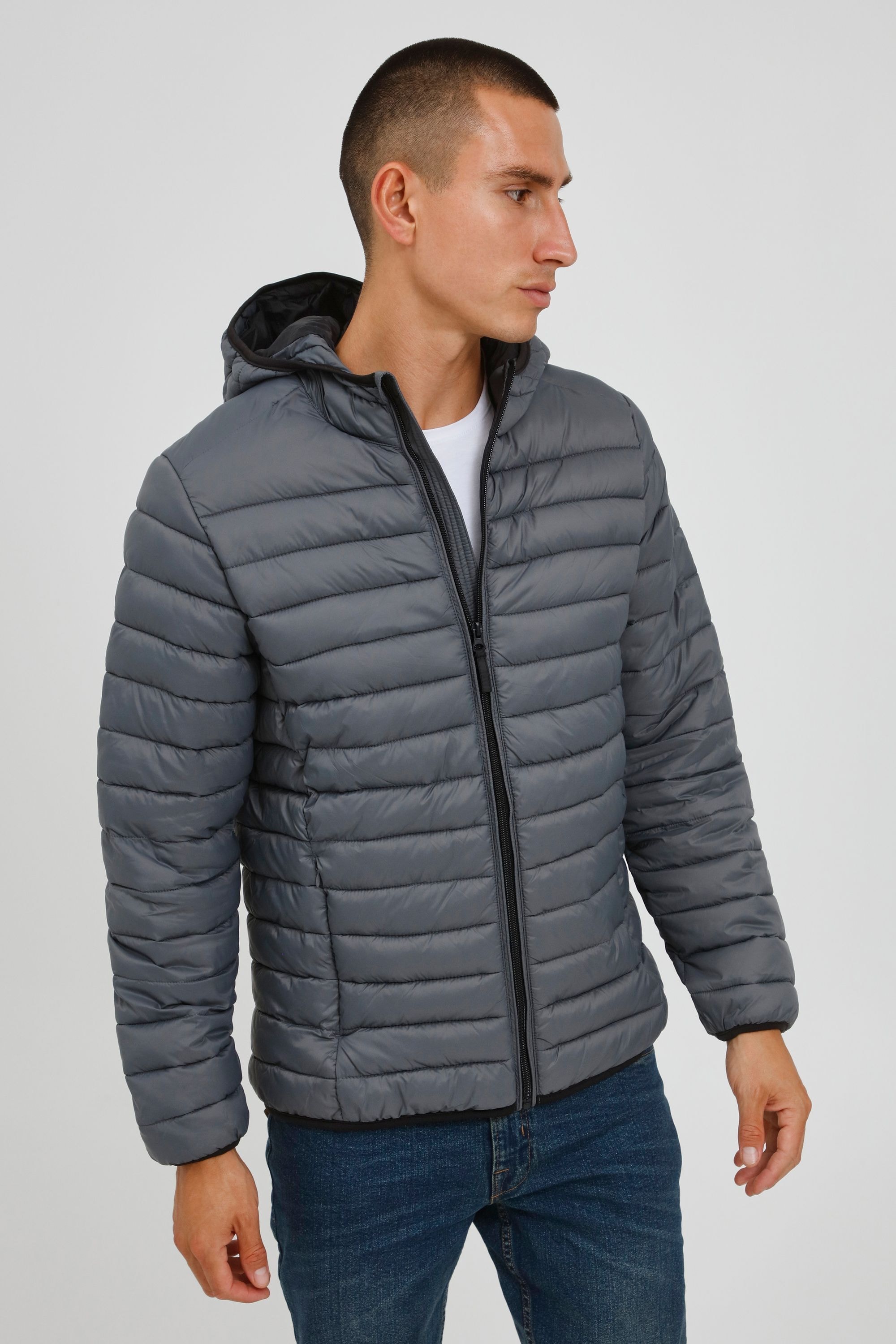 Blend Steppjacke "BHWito" mit Kapuze Stilvolle Übergangsjacke mit Reißversc günstig online kaufen