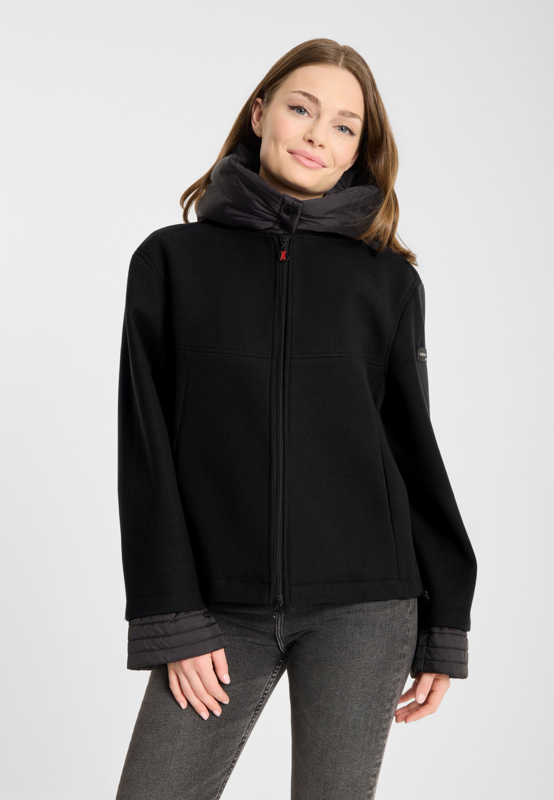 Frieda & Freddies Winterjacke "Frieda & Freddies jacke mit abnehmbarer Steppkapuze"