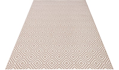 NORTHRUGS Teppich »Karo«, rechteckig, 8 mm Höhe, In-und Outdoor geeignet,... kaufen