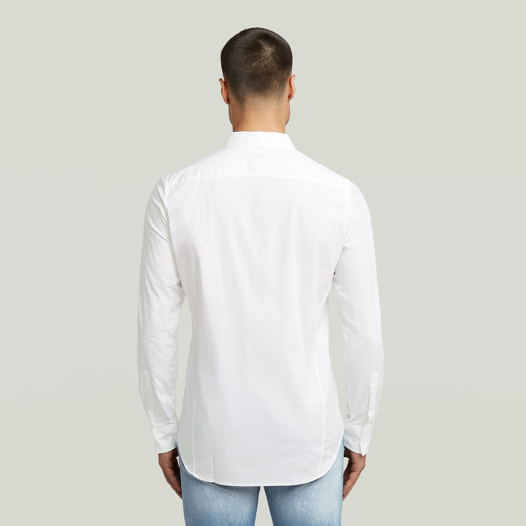 G-STAR Langarmhemd »Uniform Slim Shirt ls«, mit gesticktem Logo