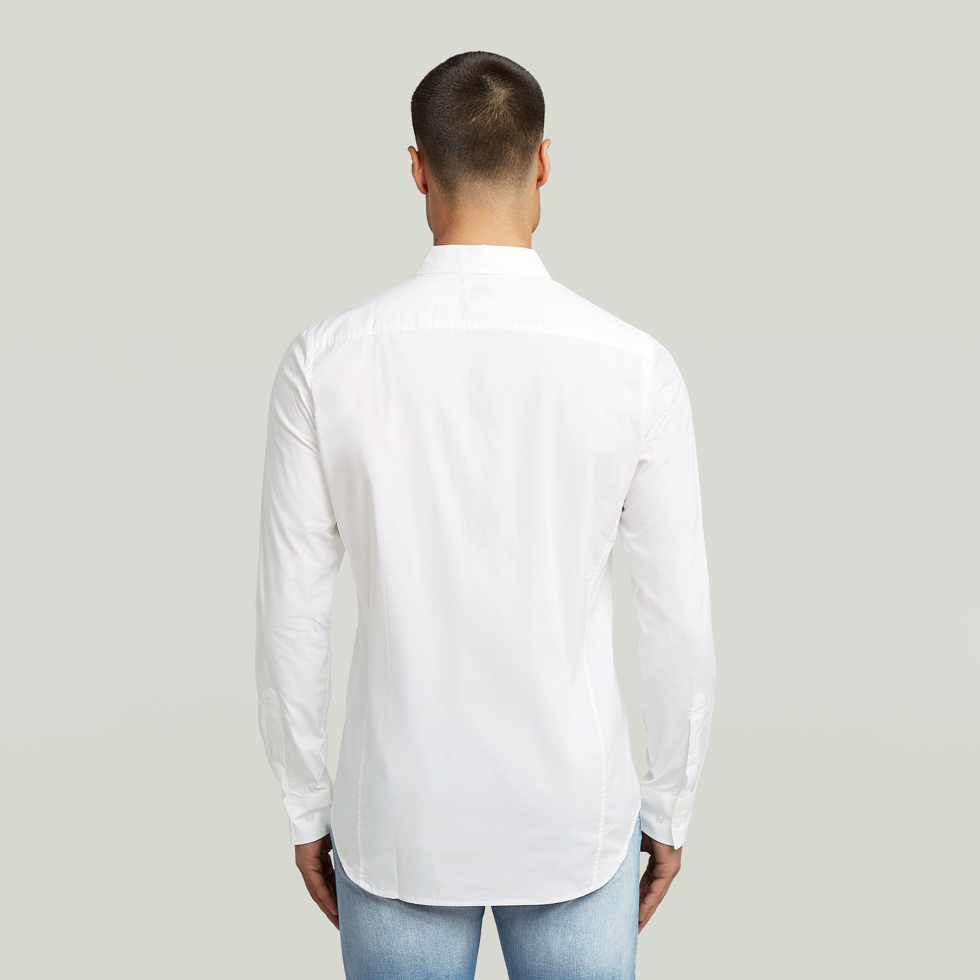 G-STAR Langarmhemd "Uniform Slim Shirt ls", mit gesticktem Logo günstig online kaufen