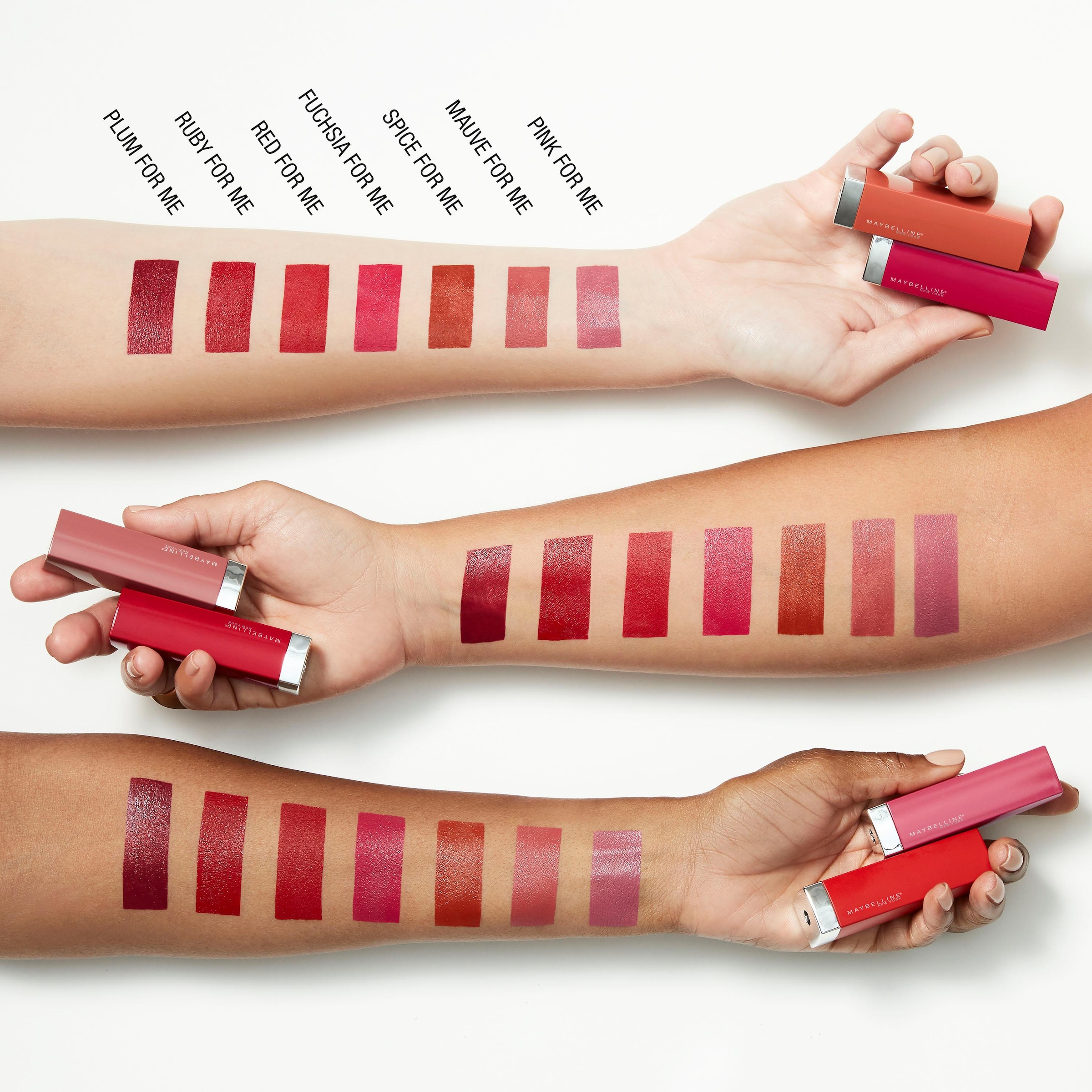 MAYBELLINE NEW YORK Lippenstift »Color Sensational Made For All«, mit natürlichen Inhaltstoffen