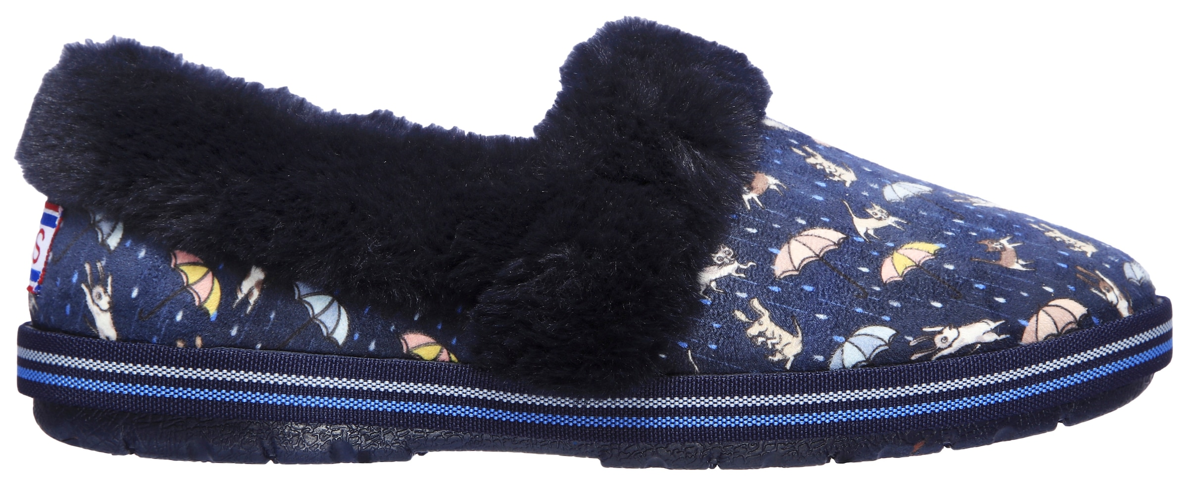 Skechers Pantoffel »TOO COZY MOVIE NIGHT«, mit witzigem Hunde- und Katzenprint