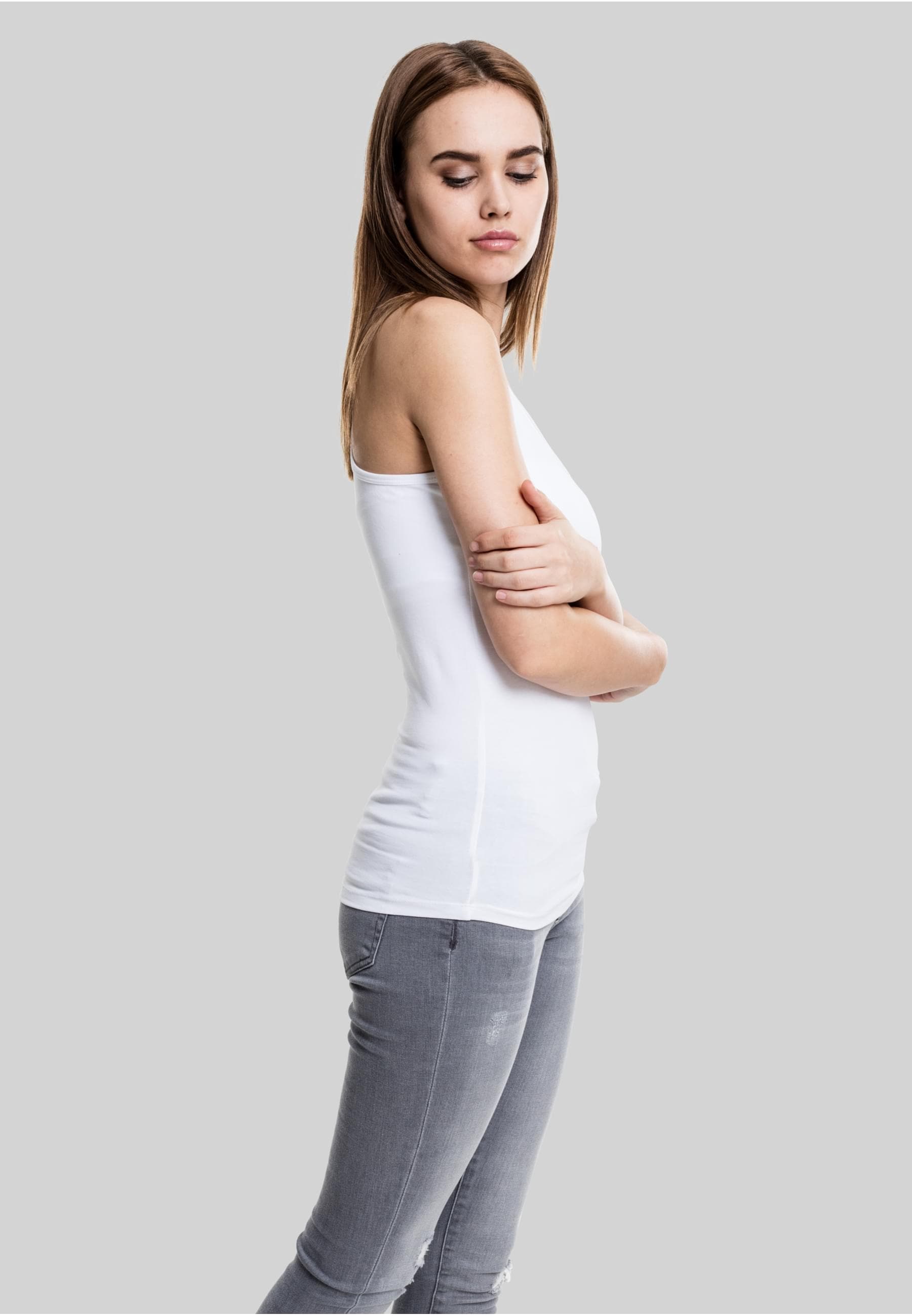 URBAN CLASSICS Muskelshirt »Urban Classics Damen Ladies Jersey Tanktop«, (1 tlg.)