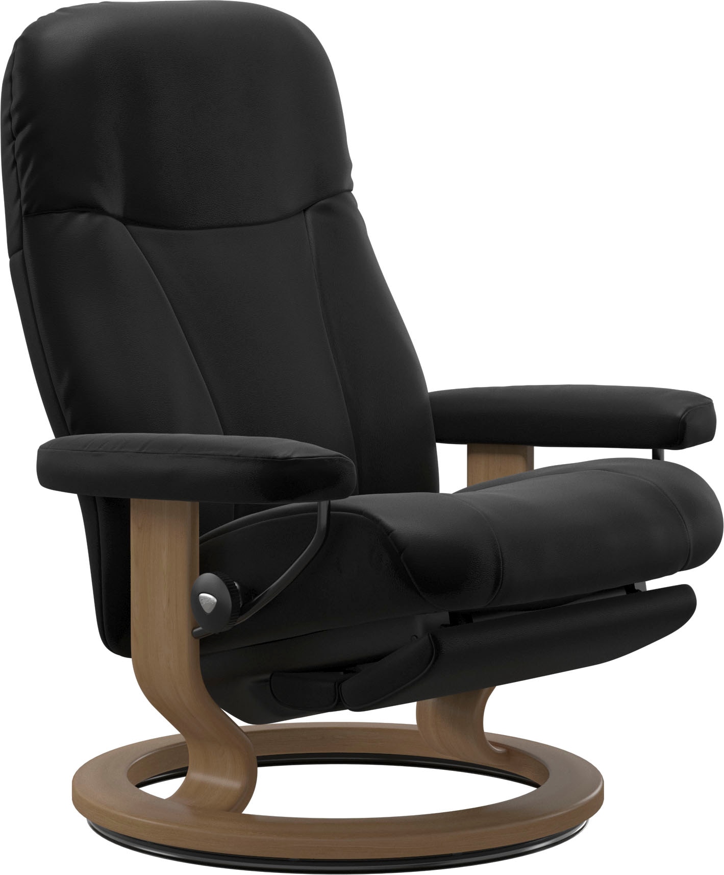 Stressless® Relaxsessel »Garda«, verstellbar, optional 2-motorisch, Größe M & L, Gestell Eiche