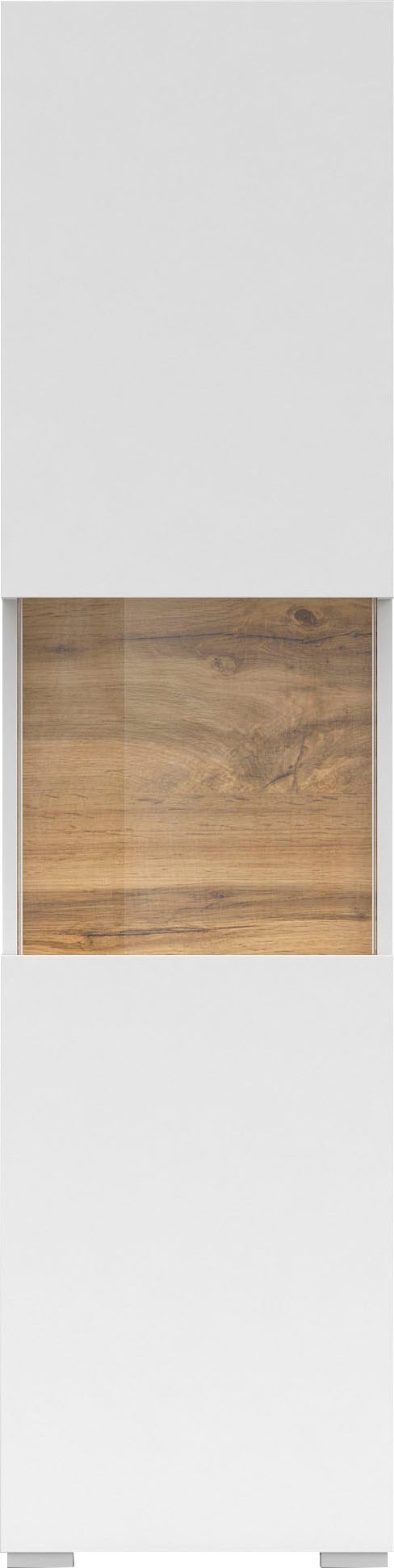 Thumbnail - Home affaire Vitrine "Ava, Breite 36 cm, hängend und stehend montierbar" moderne grifflose Vitrine, Hochschrank mit Eckv...