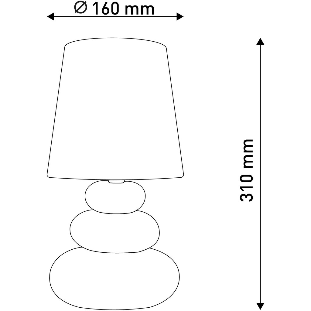 näve LED Tischleuchte »Stoney«