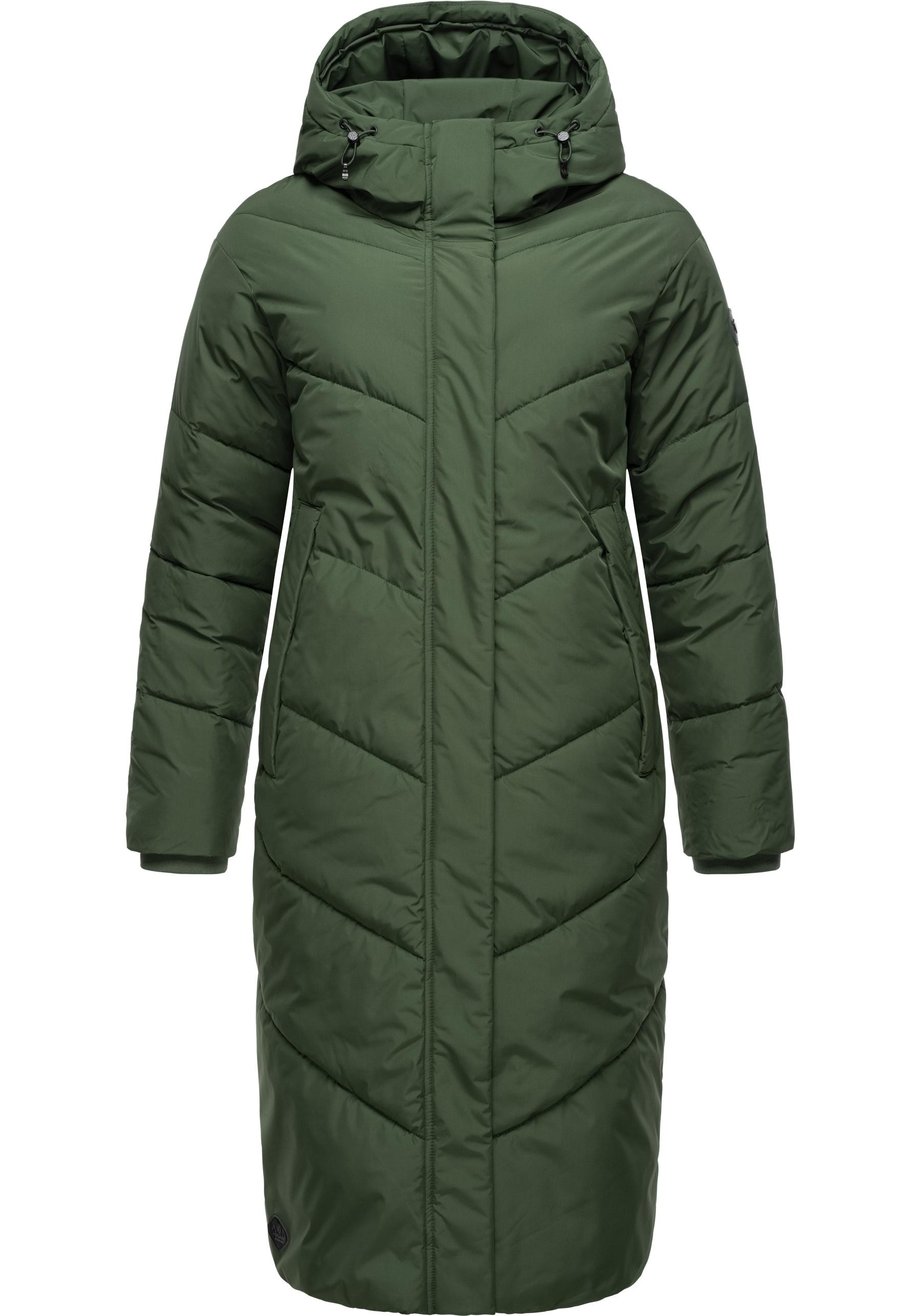 Ragwear Suminka Mantel Olivgrün Größe XXL 3