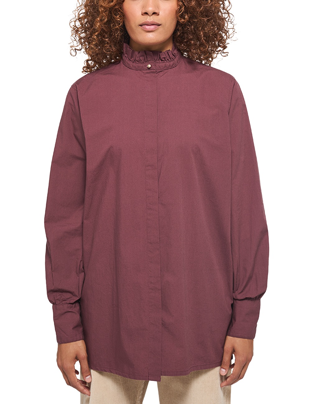 MUSTANG Langarmbluse »Style Elisa CO blouse«