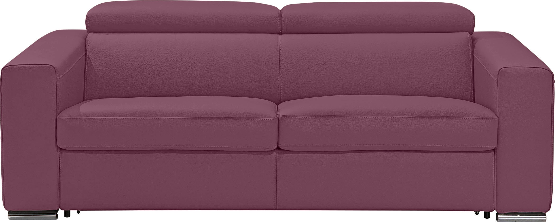 Egoitaliano Schlafsofa "Cabiria, Design und super Sitz- und Liegekomfort", Sofa inkl. Schlaffunktion, Kopfteile verstell