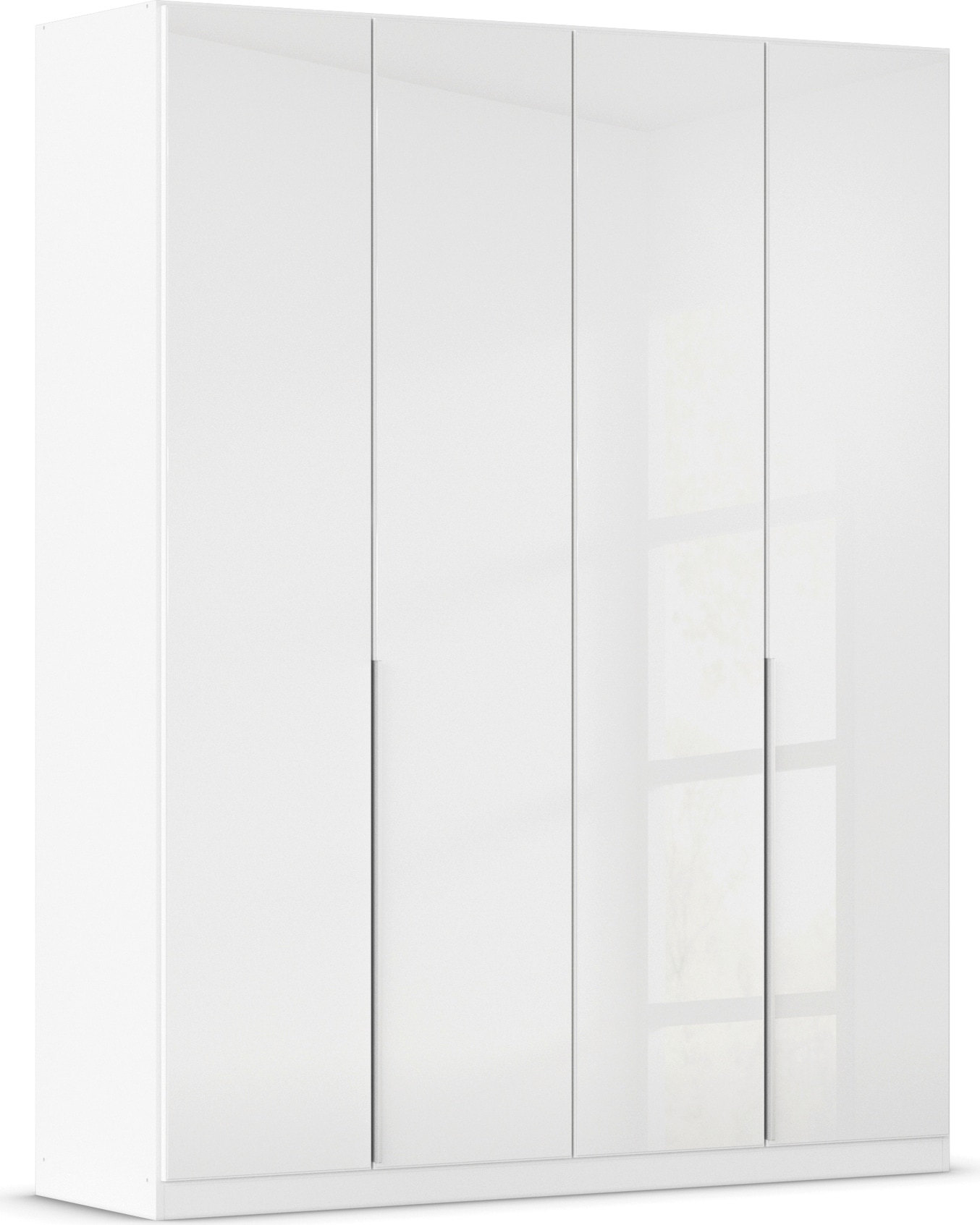 OTTO home Drehtürenschrank "Kleiderschrank Kleiderschränke Schrank Garderobe AGORDO mit Glasfront" in zwei Griff-Farben, Breiten 91-405 cm, durchdachte Innenausstattung, in 8 Breiten und 2 Höhen MADE IN GERMANY