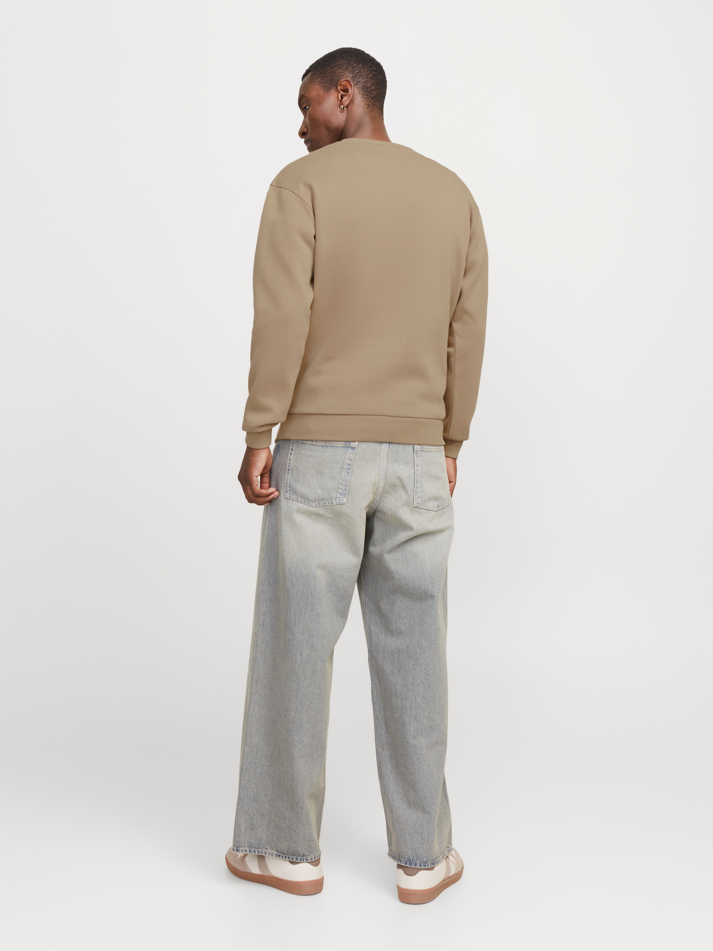 Jack & Jones Sweatshirt »JJEBRADLEY mit Rippbündchen für Alltag und Freizeit«, mit Rippbündchen