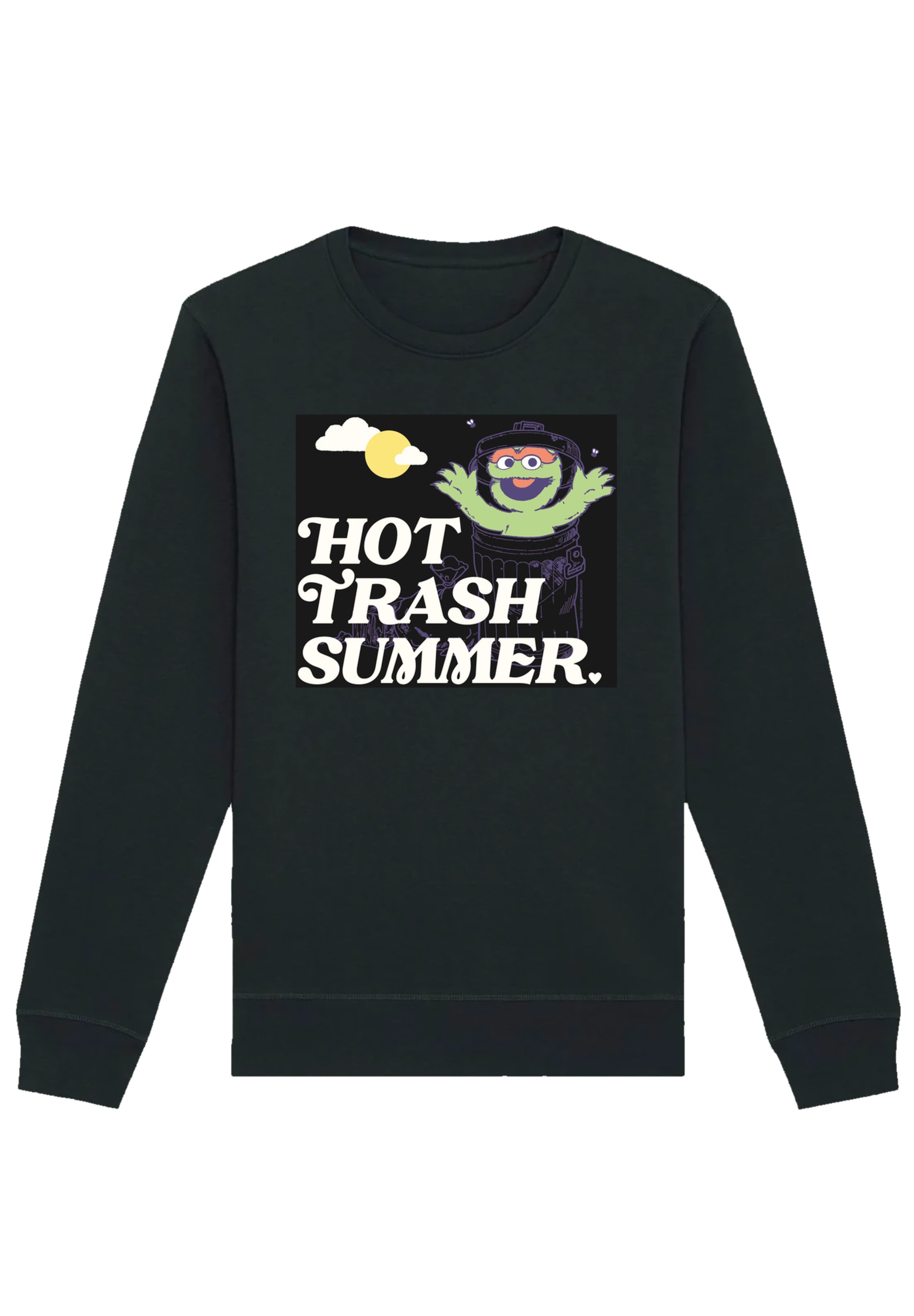 F4NT4STIC Sweatshirt »Sesamstraße Hot Trash Club«, Premium Qualität,Nostalgie, Fernsehserie