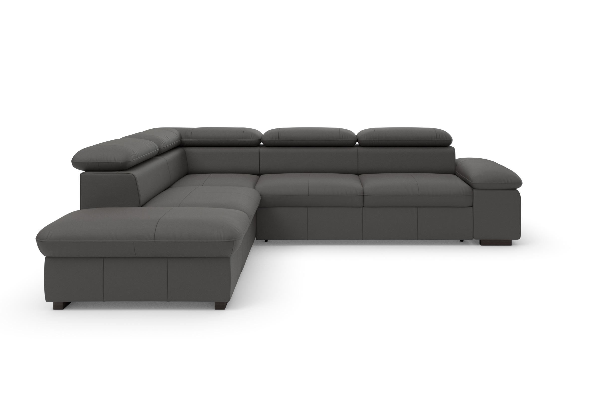 Home affaire Ecksofa »Alberto L-Form«, mit Kopfteilverstellung, wahlweise mit Bettfunktion