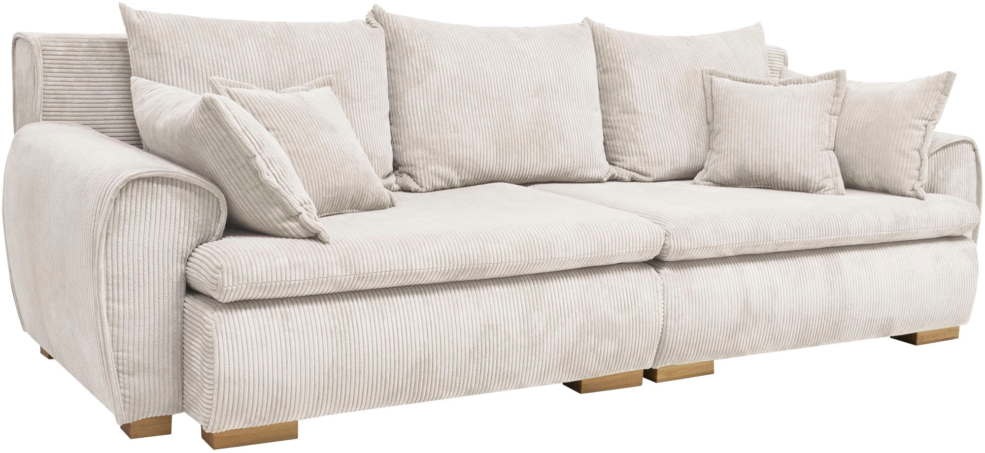 Home affaire Big-Sofa »Cara Mia«, Breite 275 cm, Cord-Bezug