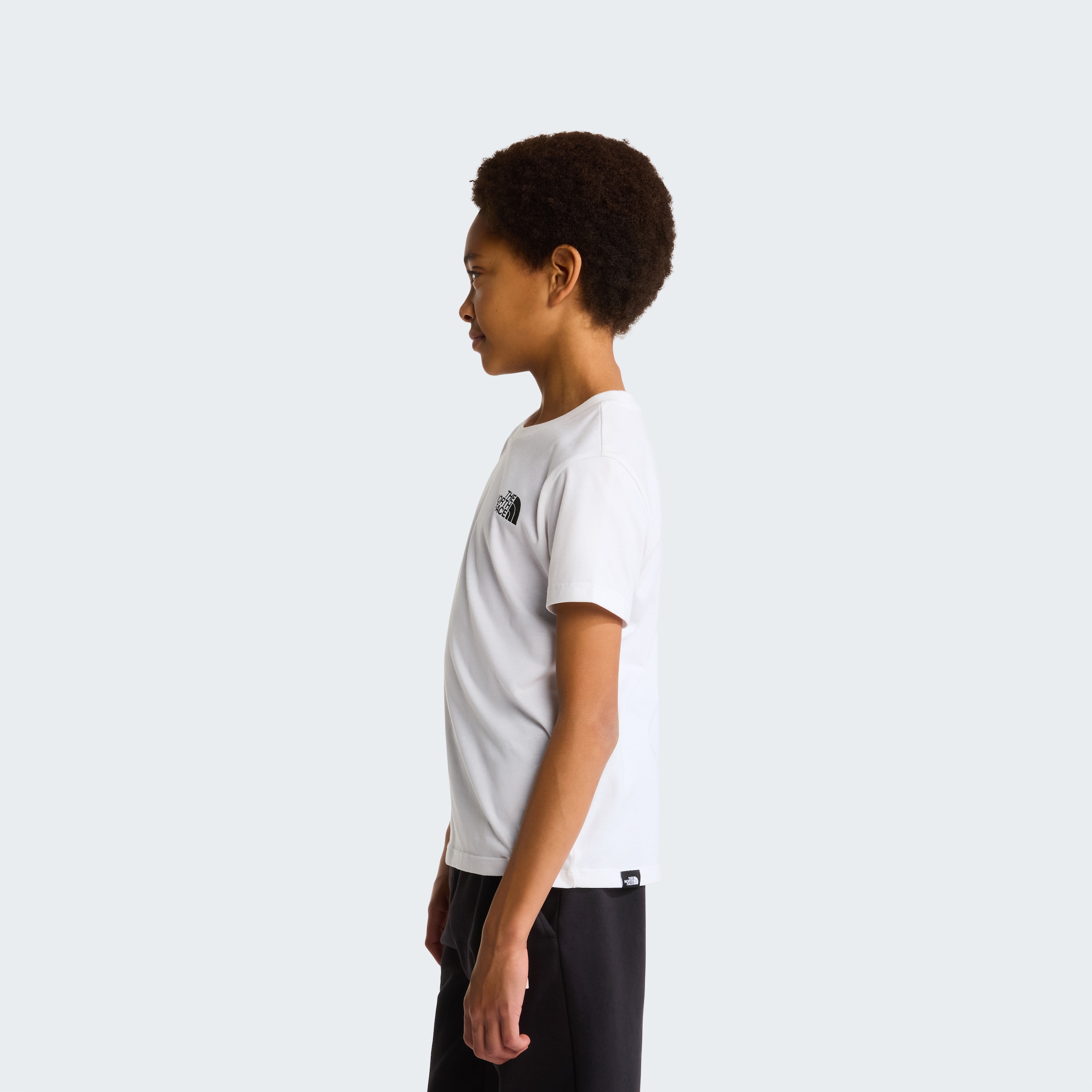The North Face T-Shirt »TEEN SIMPLE DOME REGULAR SS TEE« für Jugendliche, sportlicher Stil, Kurzarm, mit Rundhalsausschnitt