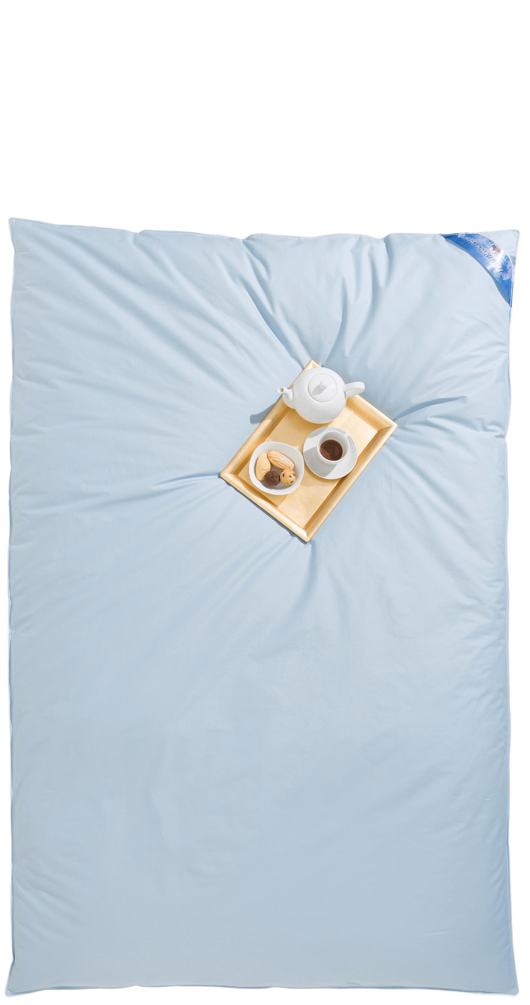 RIBECO Federbettdecke "Leon, Ballonbettdecke Leon, 135x200 & 155x220 cm" ex günstig online kaufen