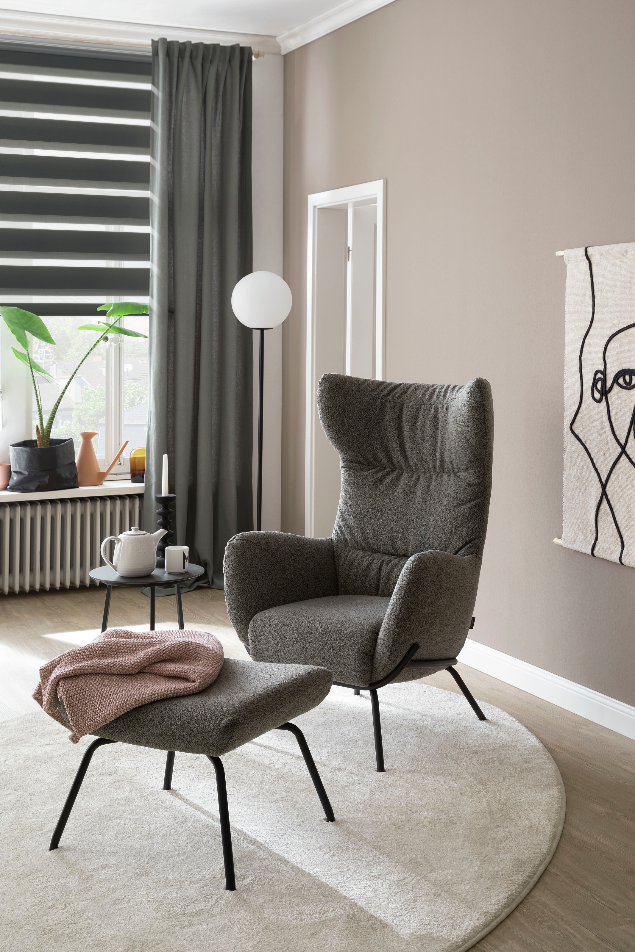 SCHÖNER WOHNEN-Kollektion Doppelrollo »Tilda«, transparent, Sichtschutz, mit Bohren/ohne Bohren, freihängend, geklemmt, silberne oder weiße Rollo-Technik
