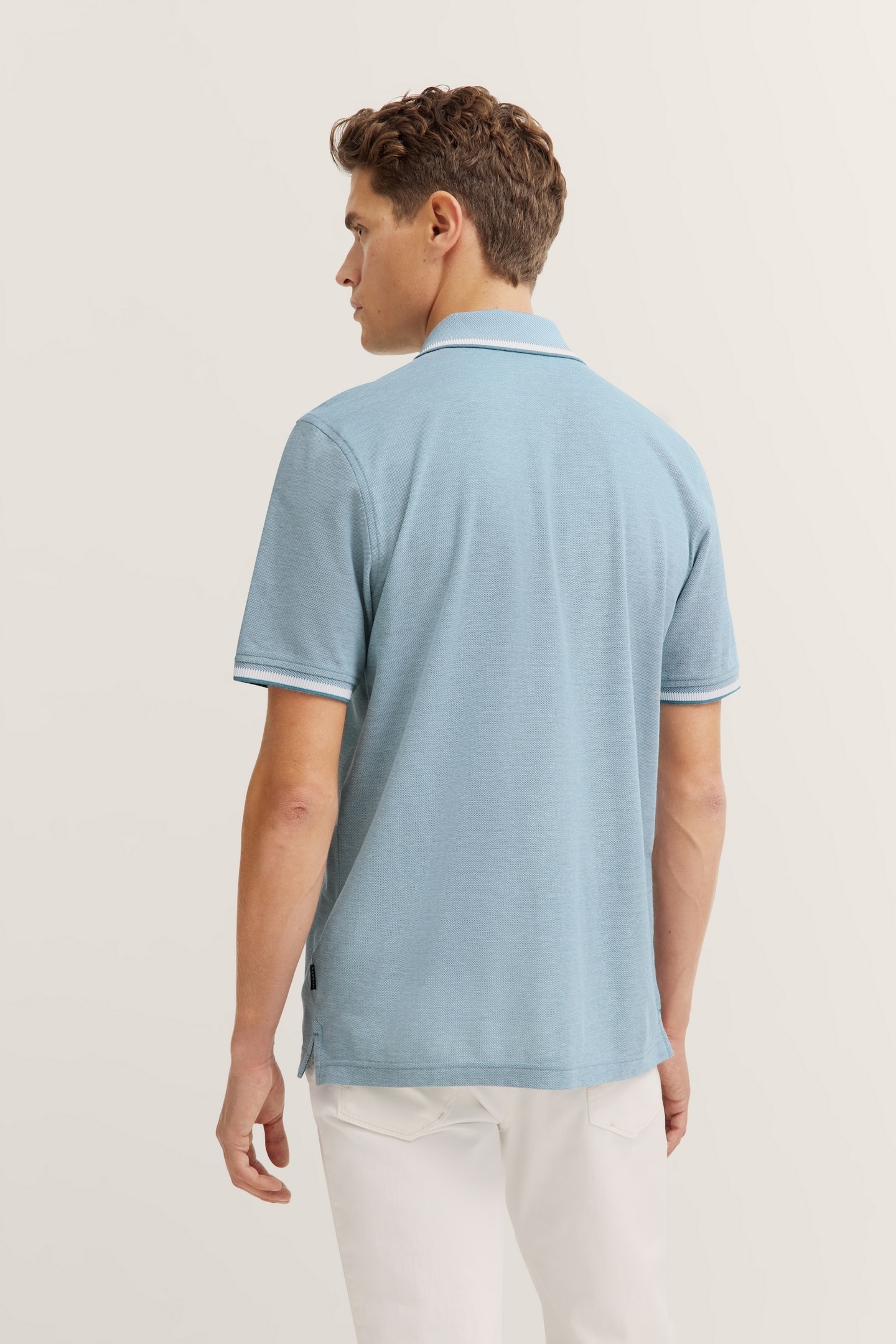 bugatti Poloshirt, aus Baumwolle