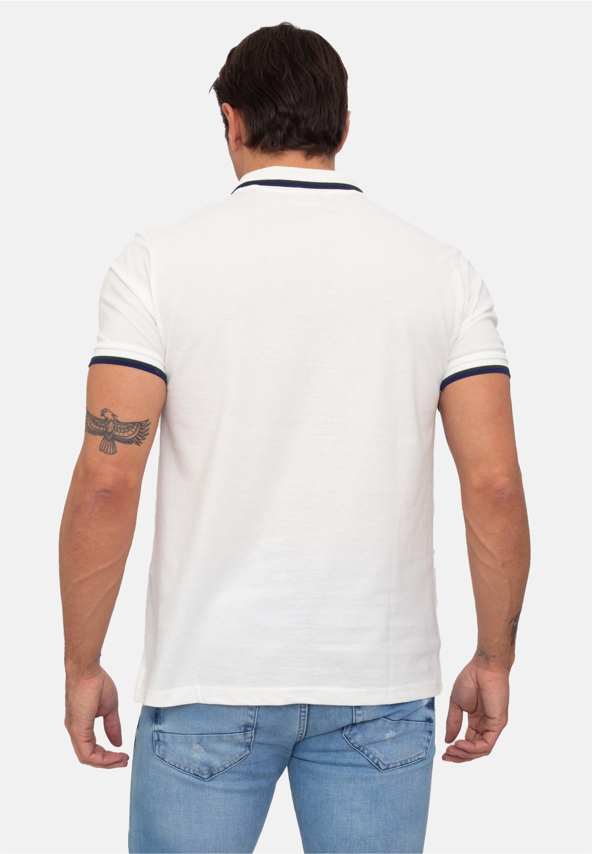 SIR RAYMOND TAILOR Poloshirt, mit klassischem Kragen und kurzer Knopfleiste